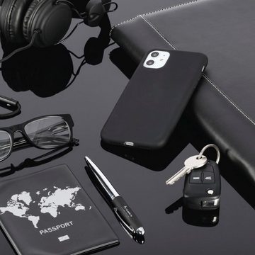 Hama Smartphone-Hülle Cover "Finest Feel" für Xiaomi 12 Lite 5G, Schwarz Smartphone Hülle