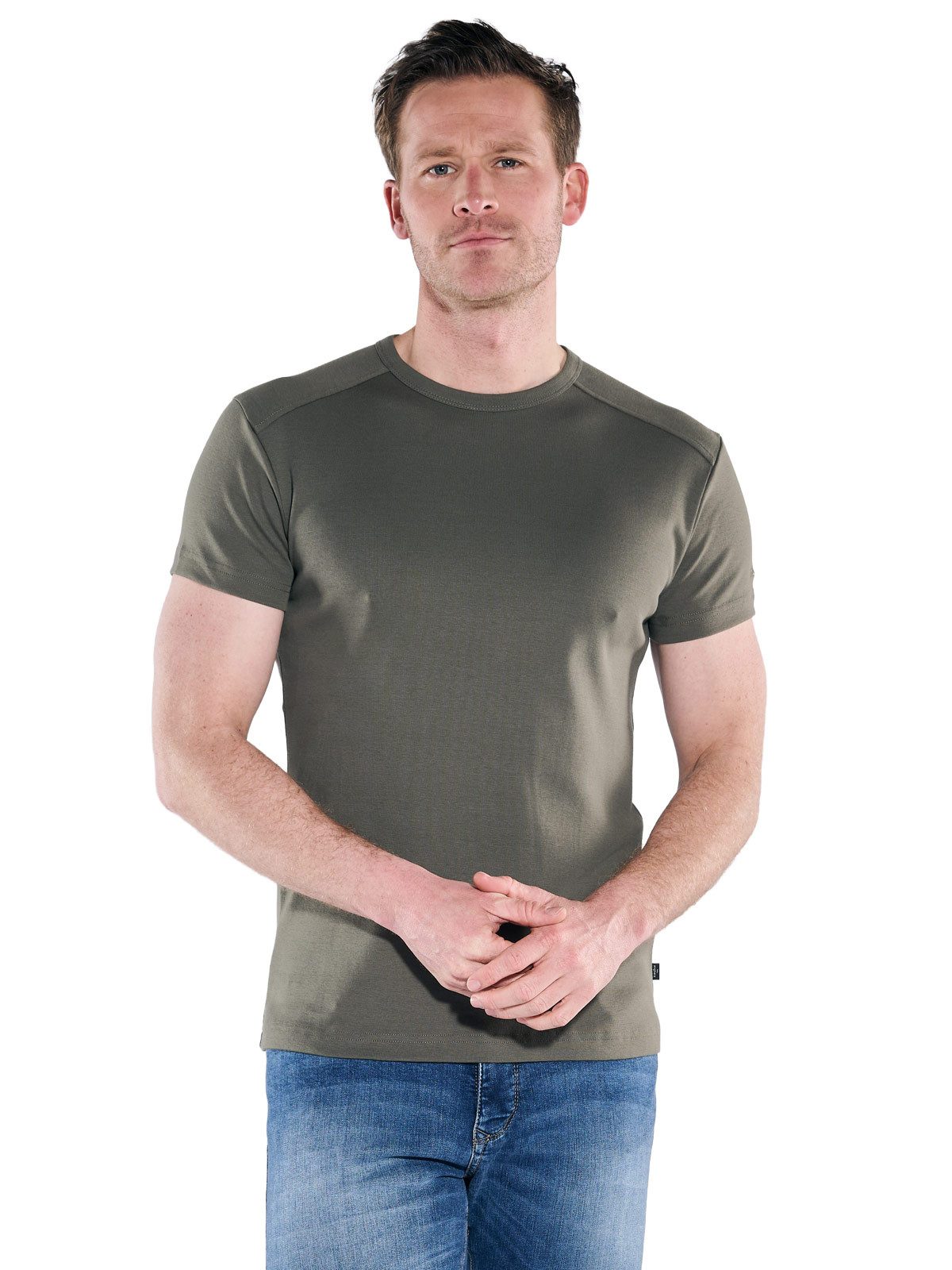 Engbers T-Shirt Herren T-Shirt "My Favorite" organic, Khaki