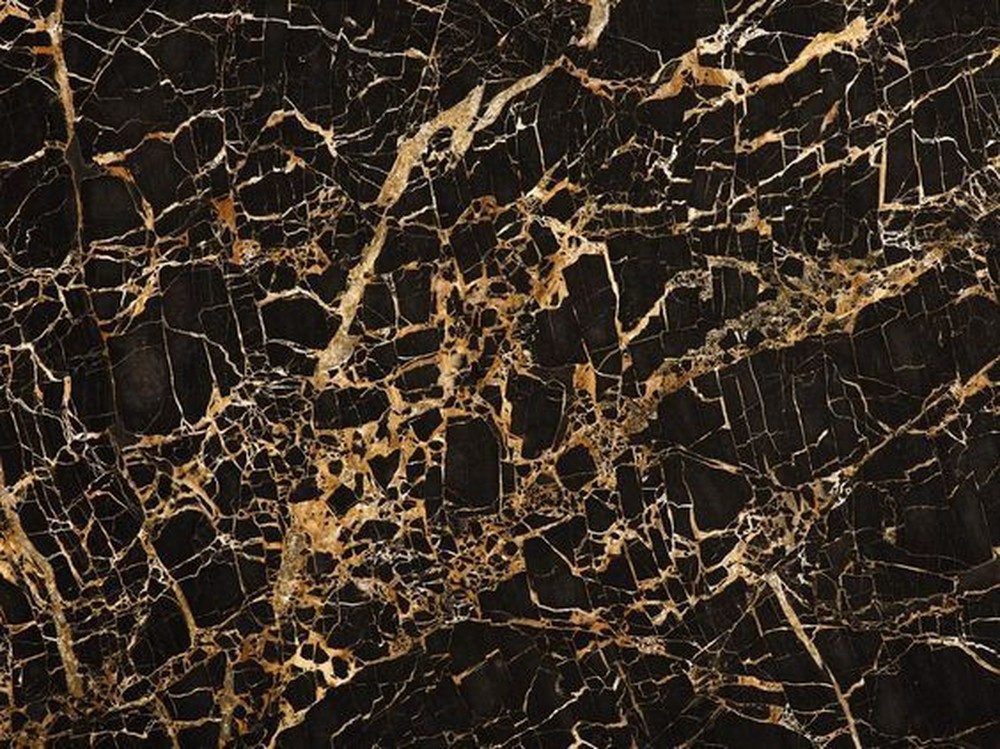JVmoebel Bodenfliese Marmorboden Fliesen in Braun/Gold für Wand und Boden, Marmor, Braun/Gold