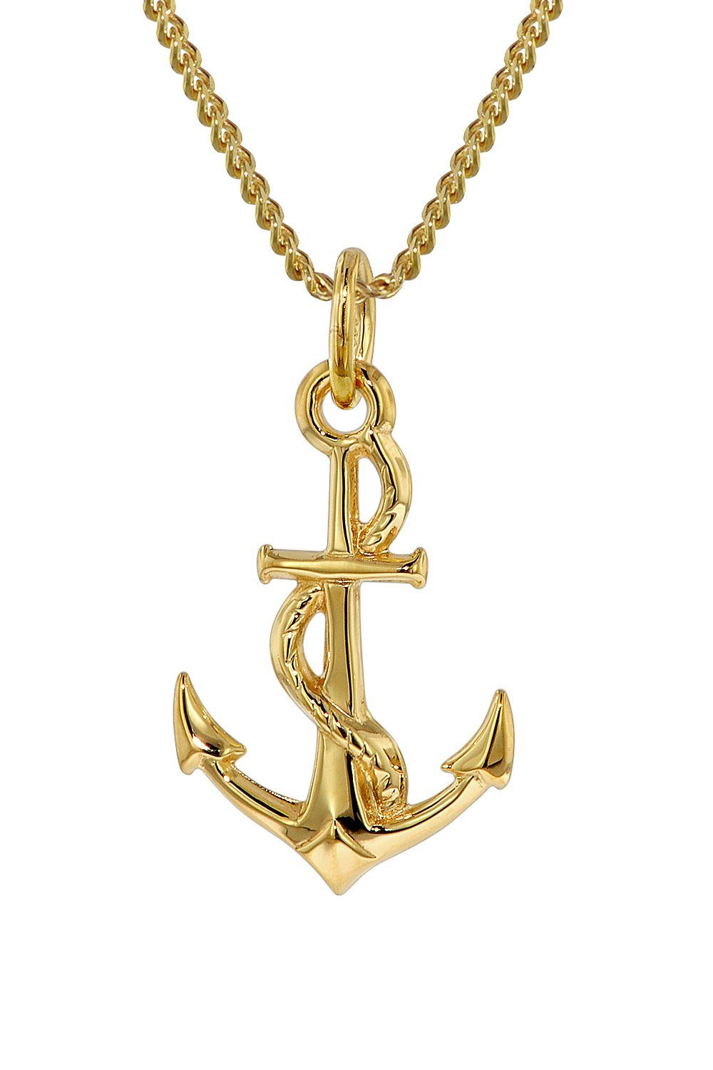 trendor Panzerkette Gold-Anhänger 333 mit goldplattierter günstig online kaufen