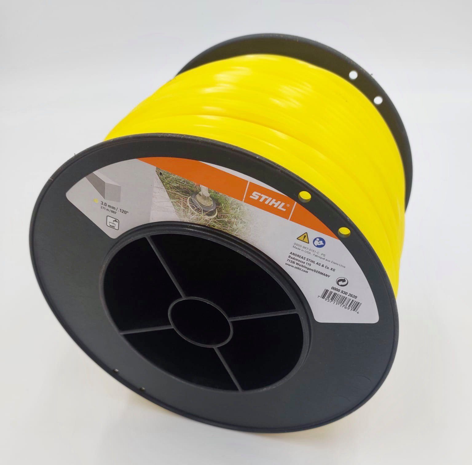 Trimmerfaden Mähfaden QUADRATISCH 3,0 mm 271m 00009302620