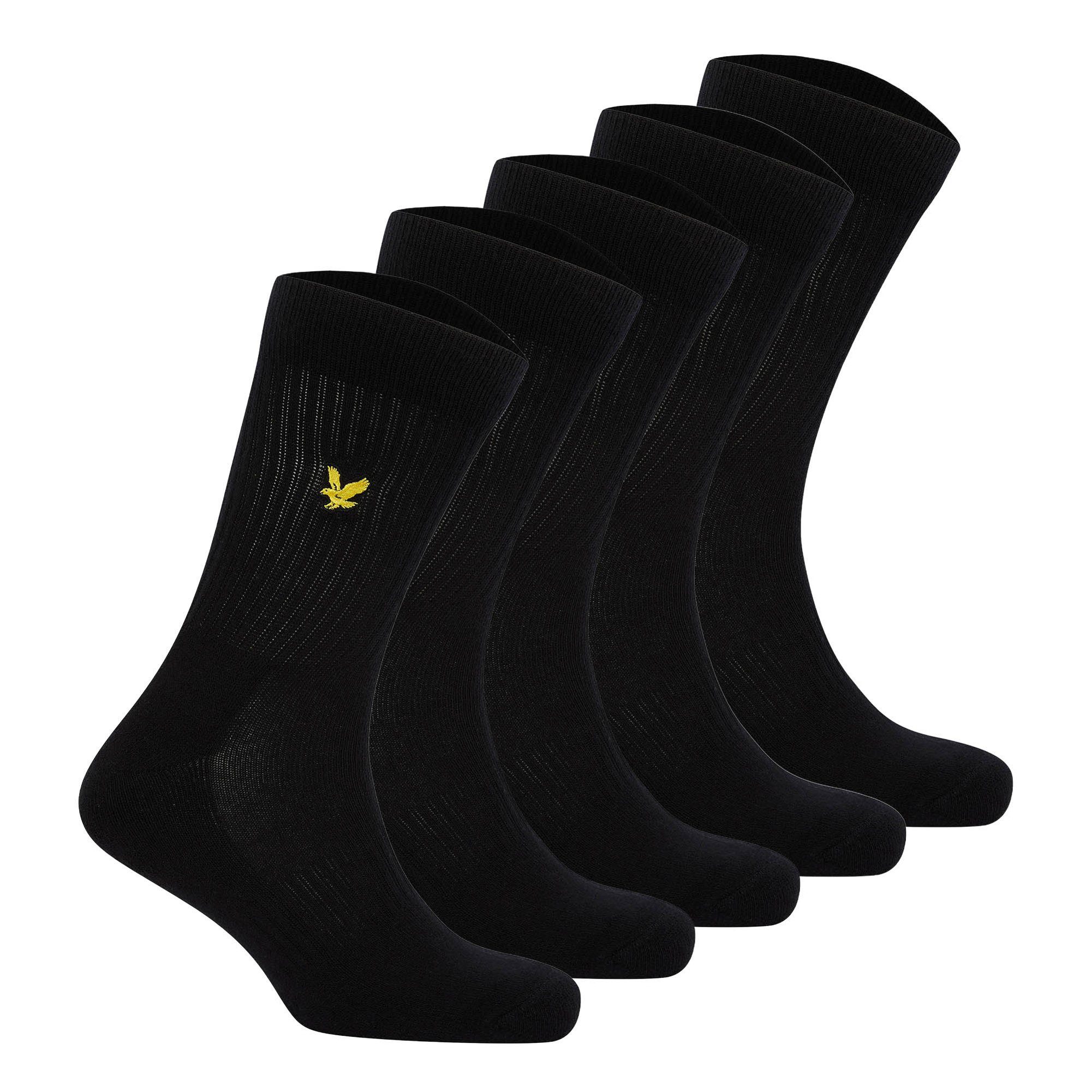 Lyle & Scott Sportsocken Herren Socken 5er Pack Baumwolle Camdyn (Packung, 5er Pack)