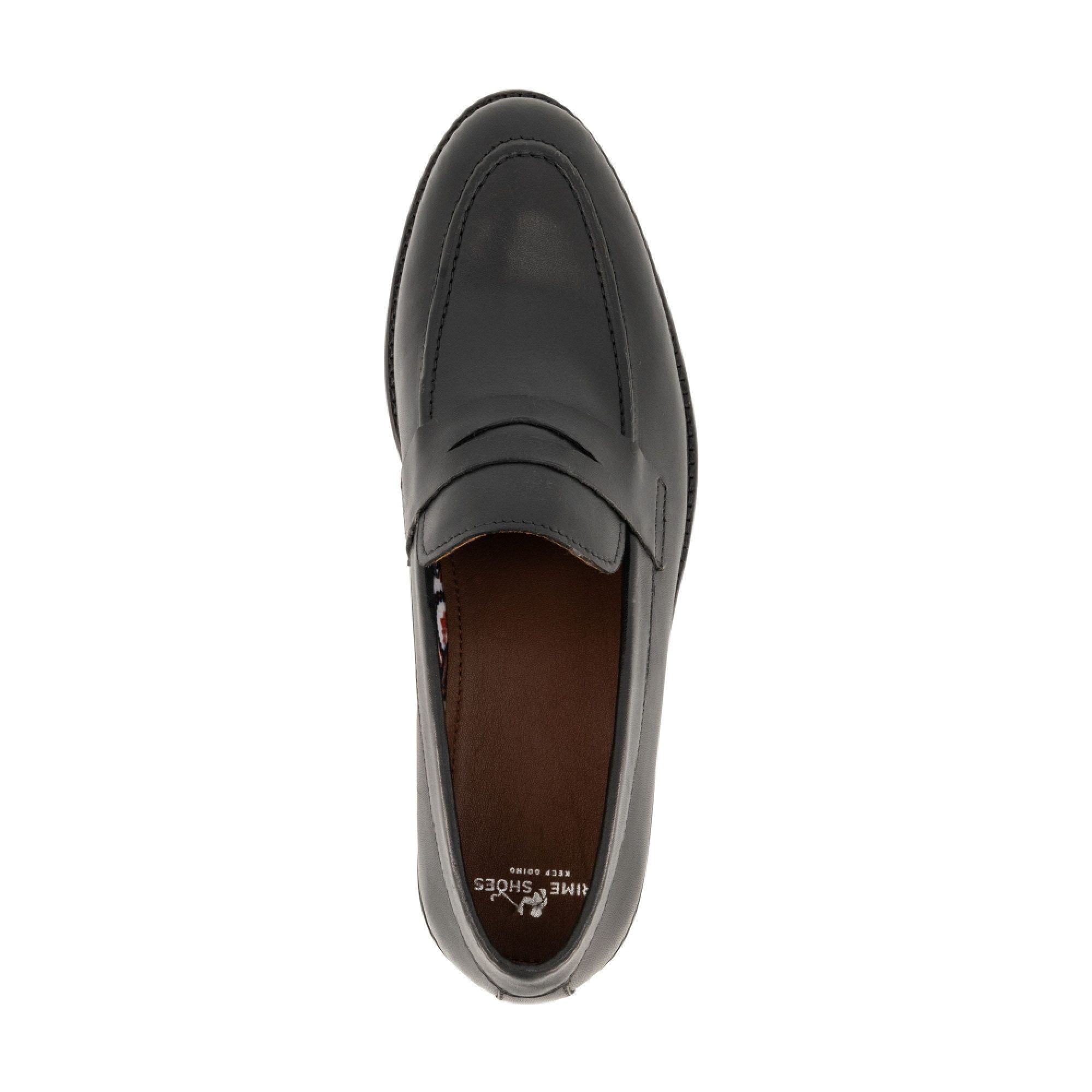 Prime Shoes Prime Shoes NIKO Herren Loafer Glattleder Crust-Black Loafer