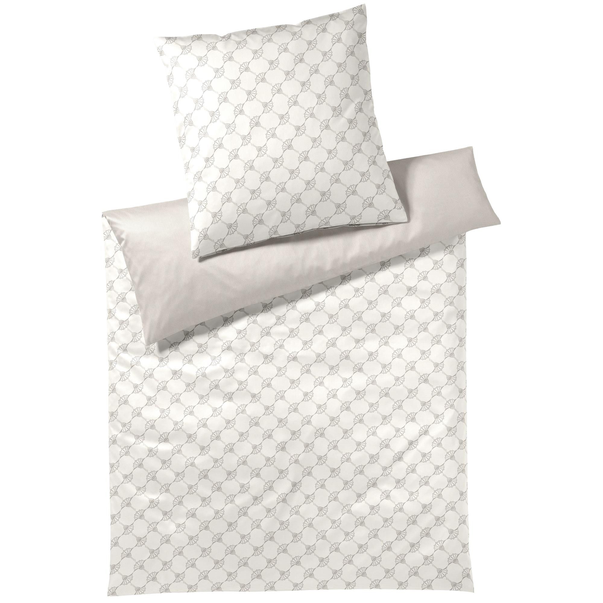 JOOP! Bettwäsche JOOP! Comfort Satin Bettwäsche 4083-77 Cornflower Double Cream 135x200, 2 teilig