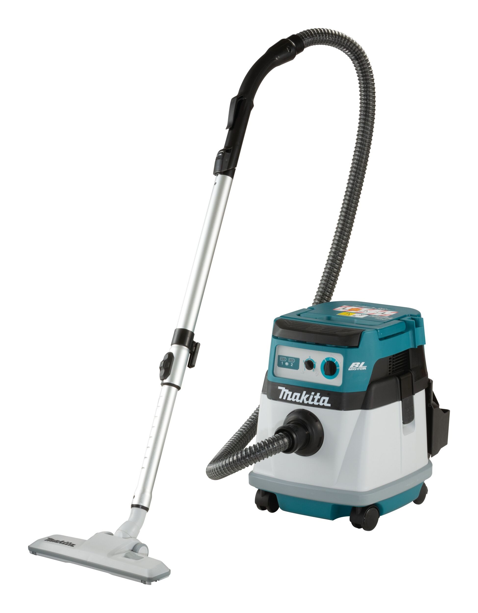 Makita Nass-Trocken-Akkusauger, Akku-Staubsauger 2 x 18V, DVC155LZX2, 15 l, Ohne Akku - im Karton
