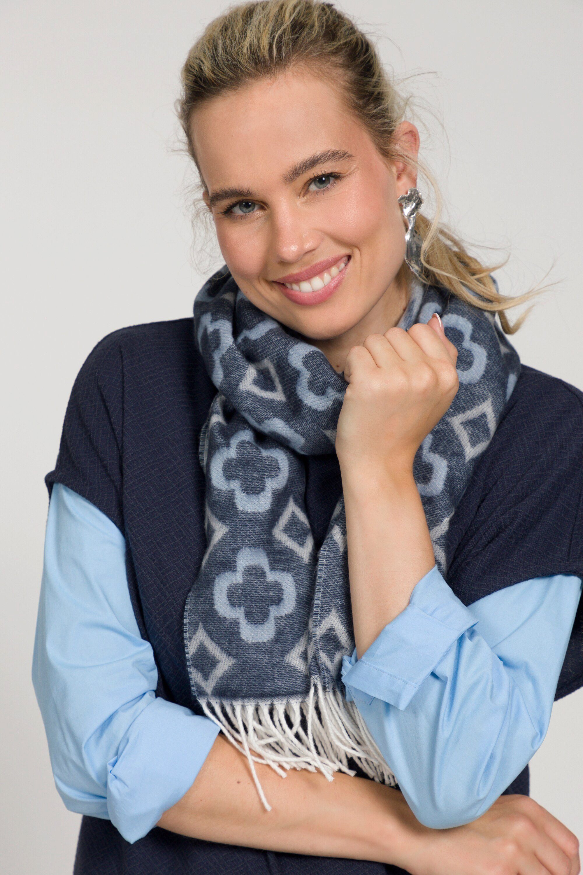 kostenlose Geschenkverpackung Gina Laura Halstuch Schal zweiseitig gemustert
