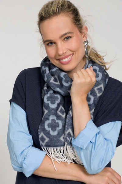 Gina Laura Halstuch Schal zweiseitig gemustert