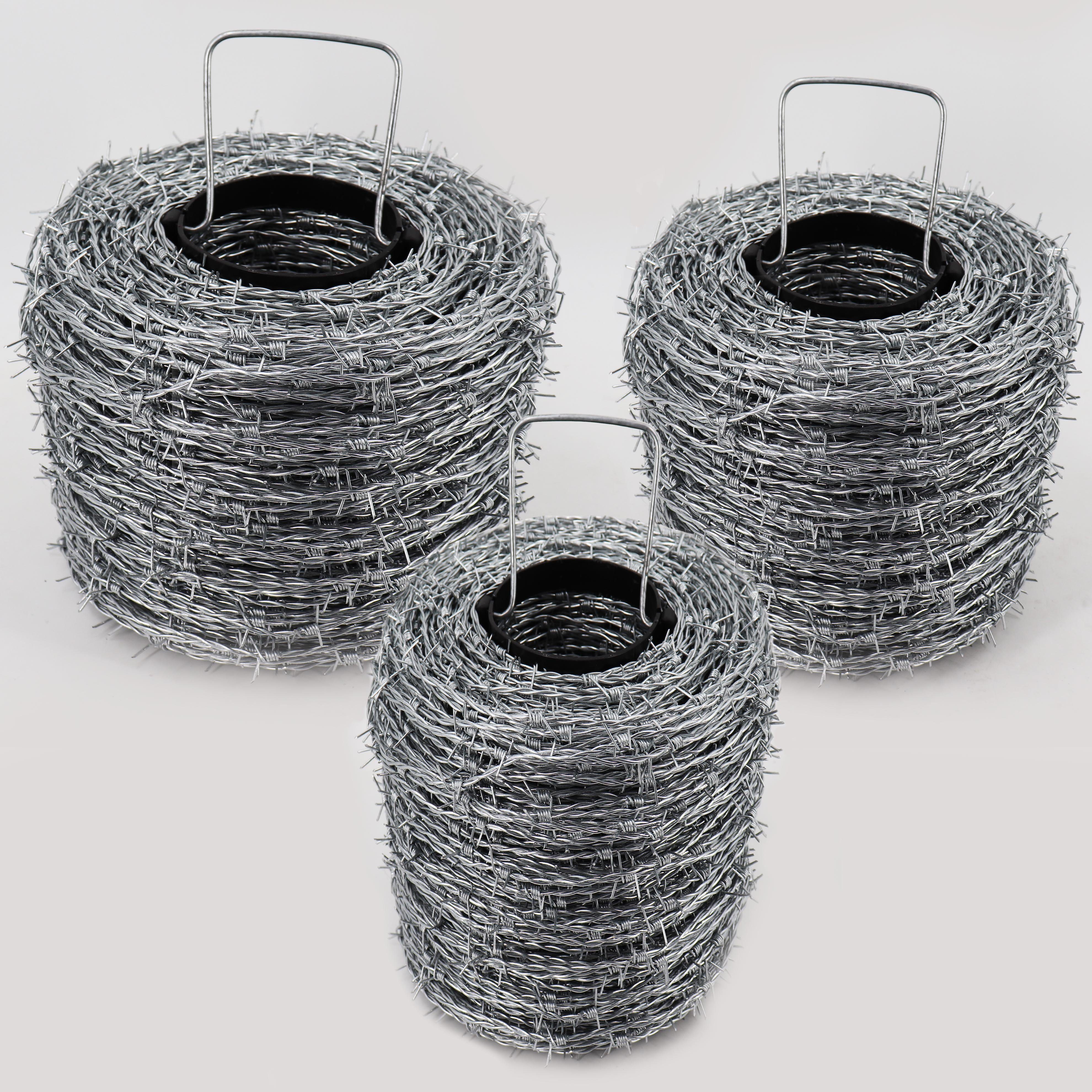 Aquagart Stacheldraht 50m Stacheldraht verzinkt 1,6/1,7mm für Wildzaun, (1St)