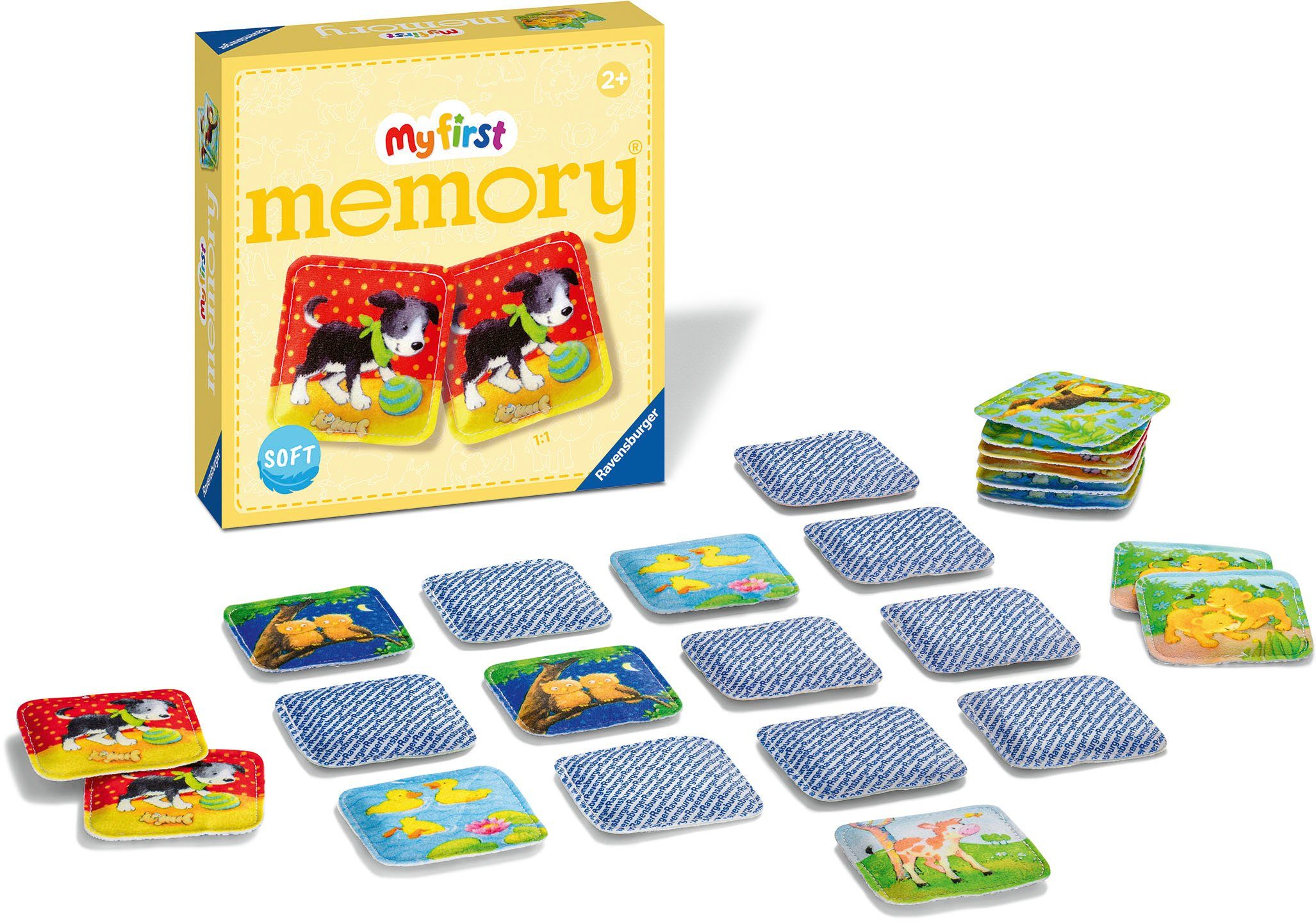 Ravensburger Spiel My first memory® Plüsch, Legespiel, Made in Europe