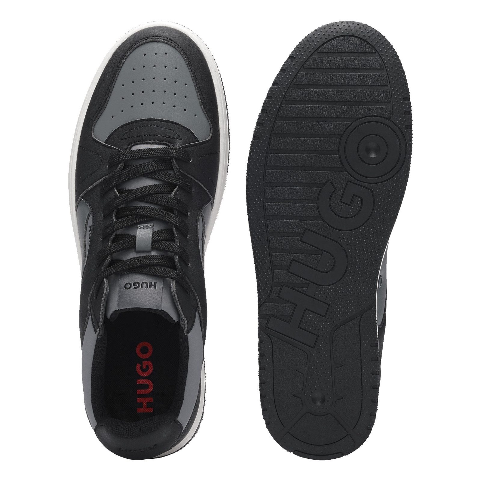 HUGO Hadrian_Tenn_sfpuny Sneaker mit Markenschriftzug