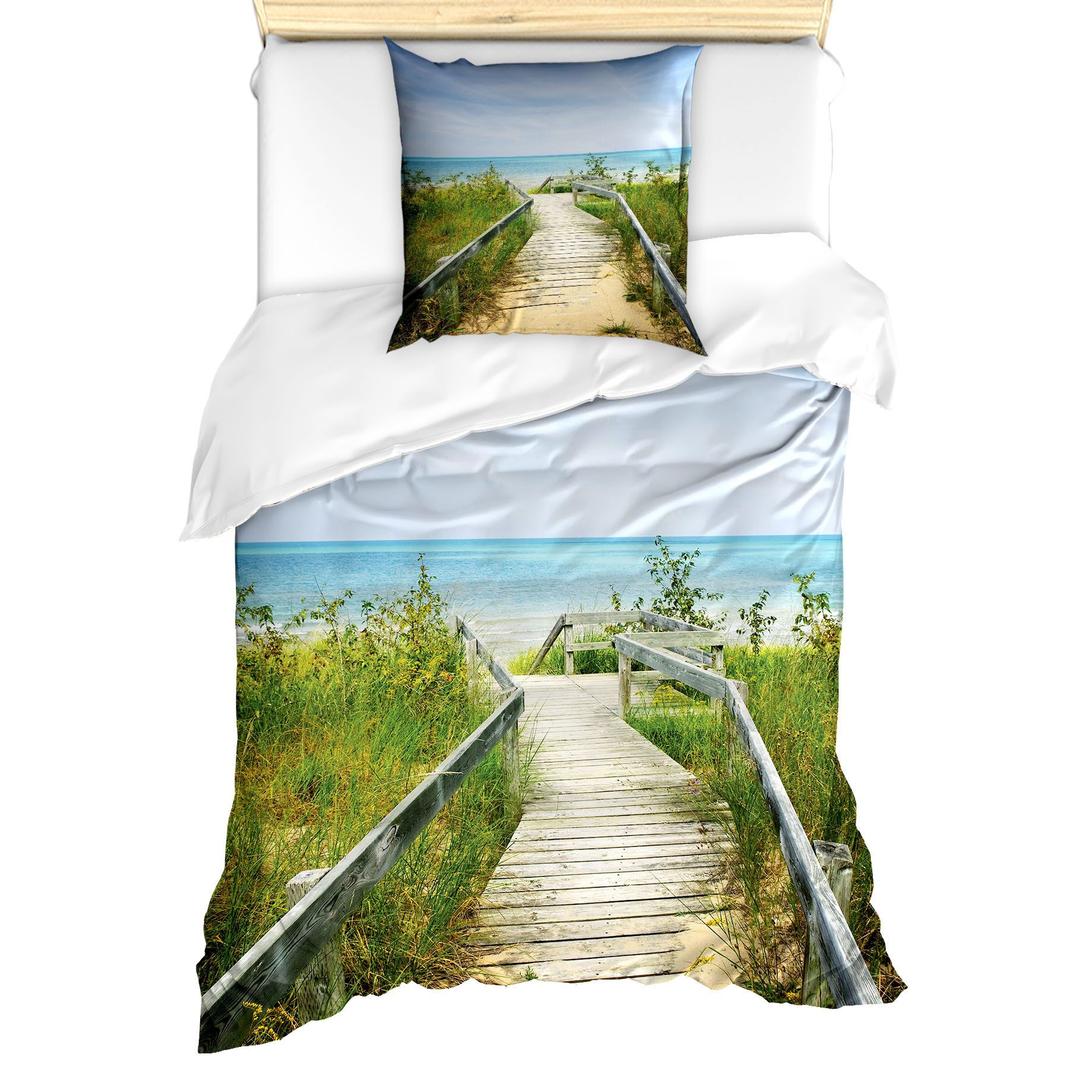 Bettwäsche Milbensicher Allergiker geeignet mit Kissenbezug