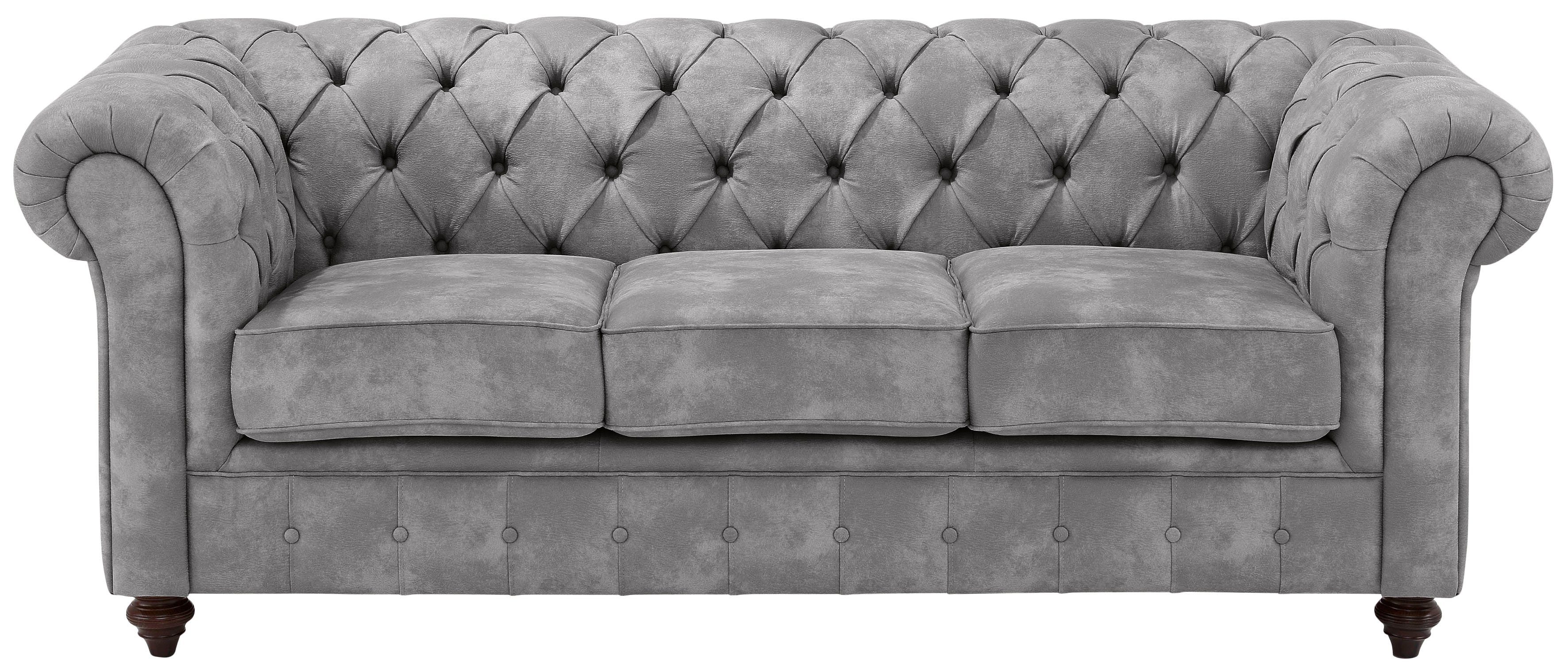 Home affaire Chesterfield-Sofa Chesterfield 3-Sitzer B/T/H: günstig online kaufen