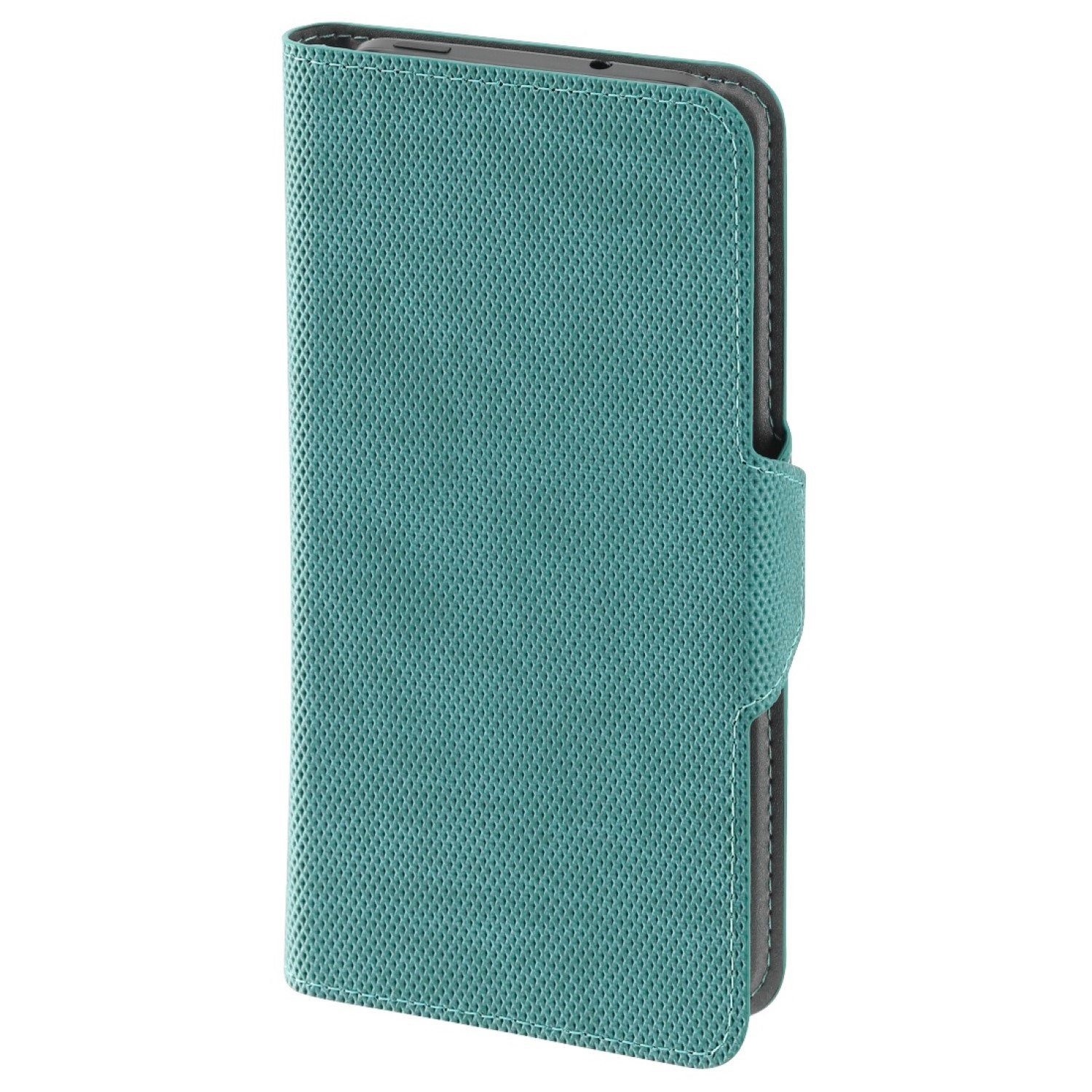 Hama Handyhülle Universal Booklet 5,2" bis 6,5" Klapp-Tasche Mint, Schutz-Hülle Case Bag Book-Cover Etui Kartenfach Magnet-Verschluss
