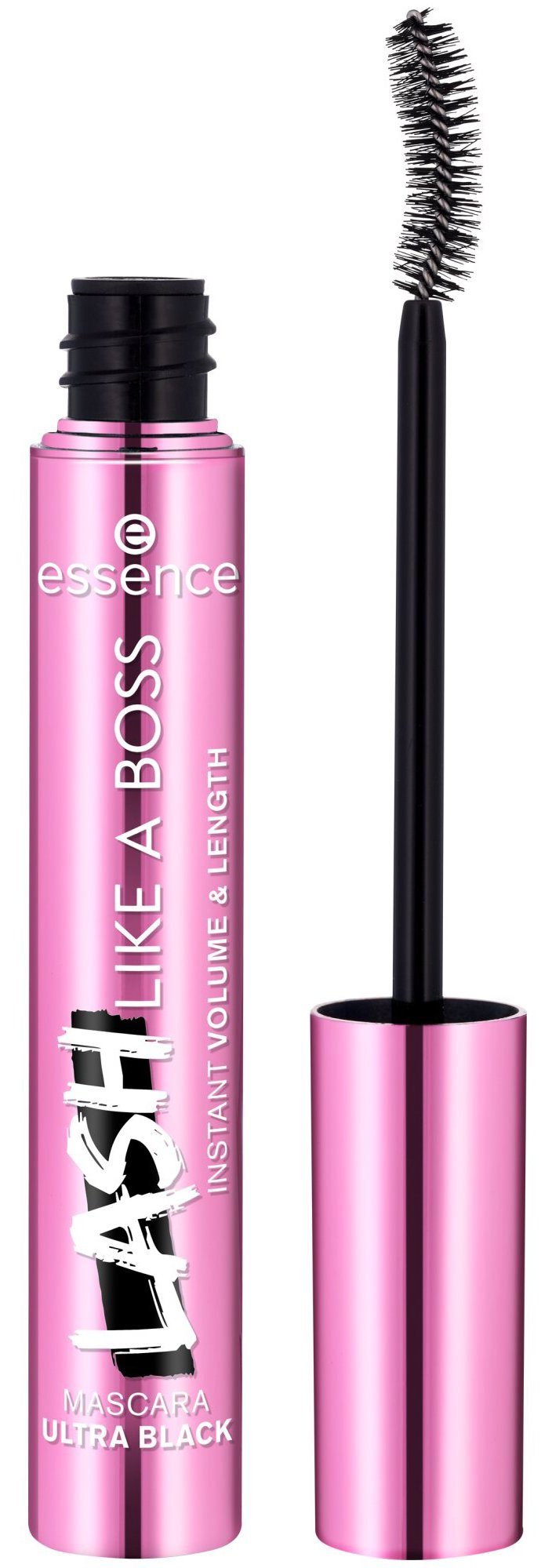 Essence Mascara LASH LIKE A BOSS INSTANT VOLUME & LENGTH MASCARA ULTRA BLACK, 3-tlg., mit ultraschwarzer Textur