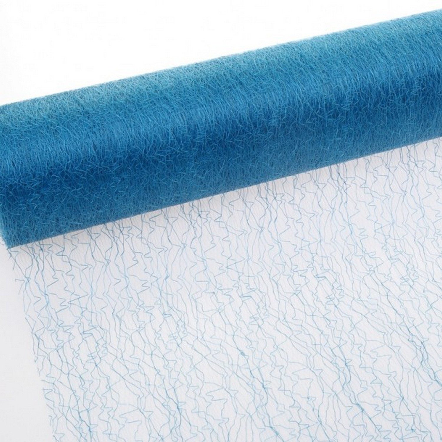 Deko AS Узкие скатерти Spiderweb - Mesch - Tischband - 30cm mittelblau - Rolle 25m - 67 036- (1-tlg, 1 Rolle Узкие скатерти), Strapazierfähig