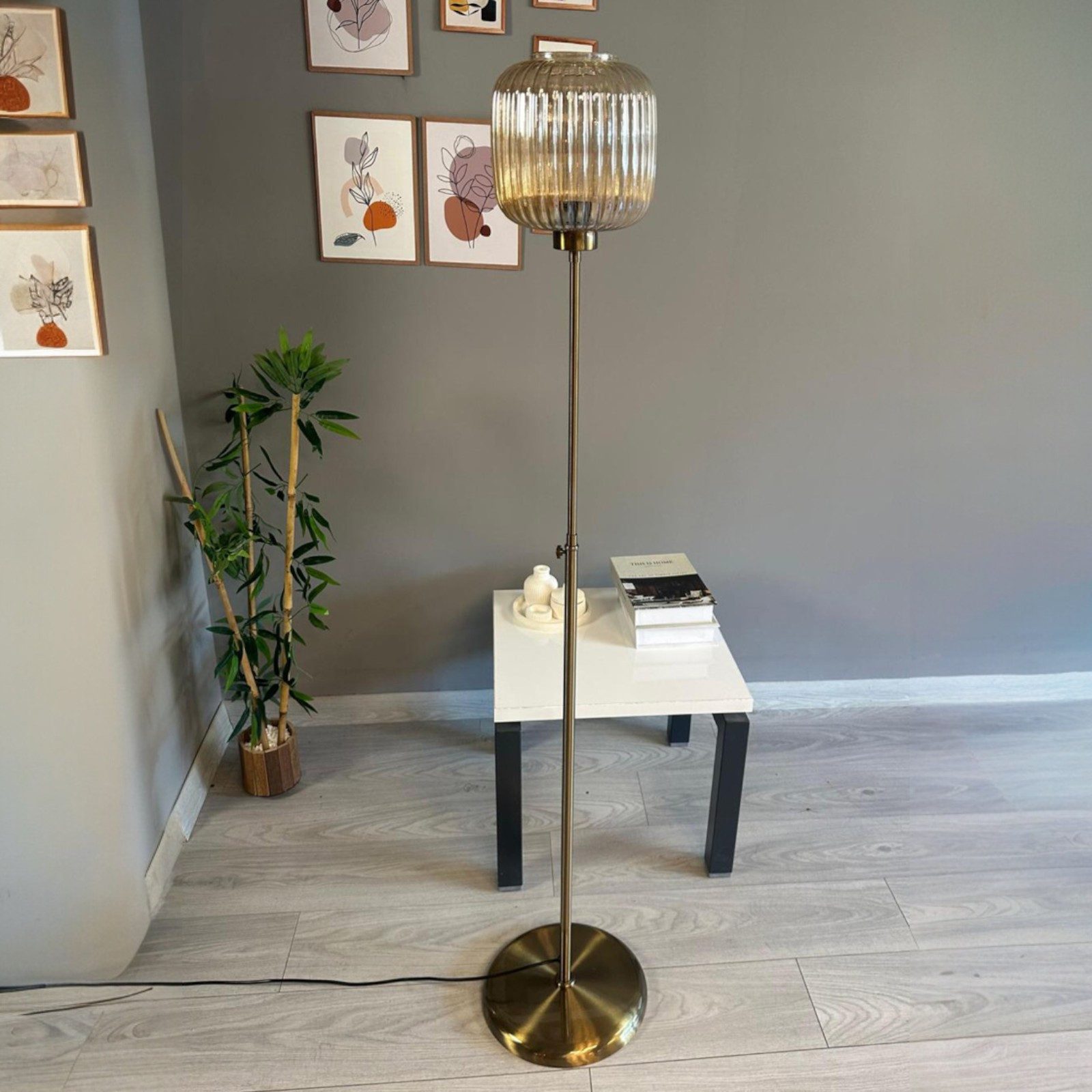 Bamyum Stehlampe Moderne Stehlampe aus Metall mit E27, verstellbarer Lampen günstig online kaufen