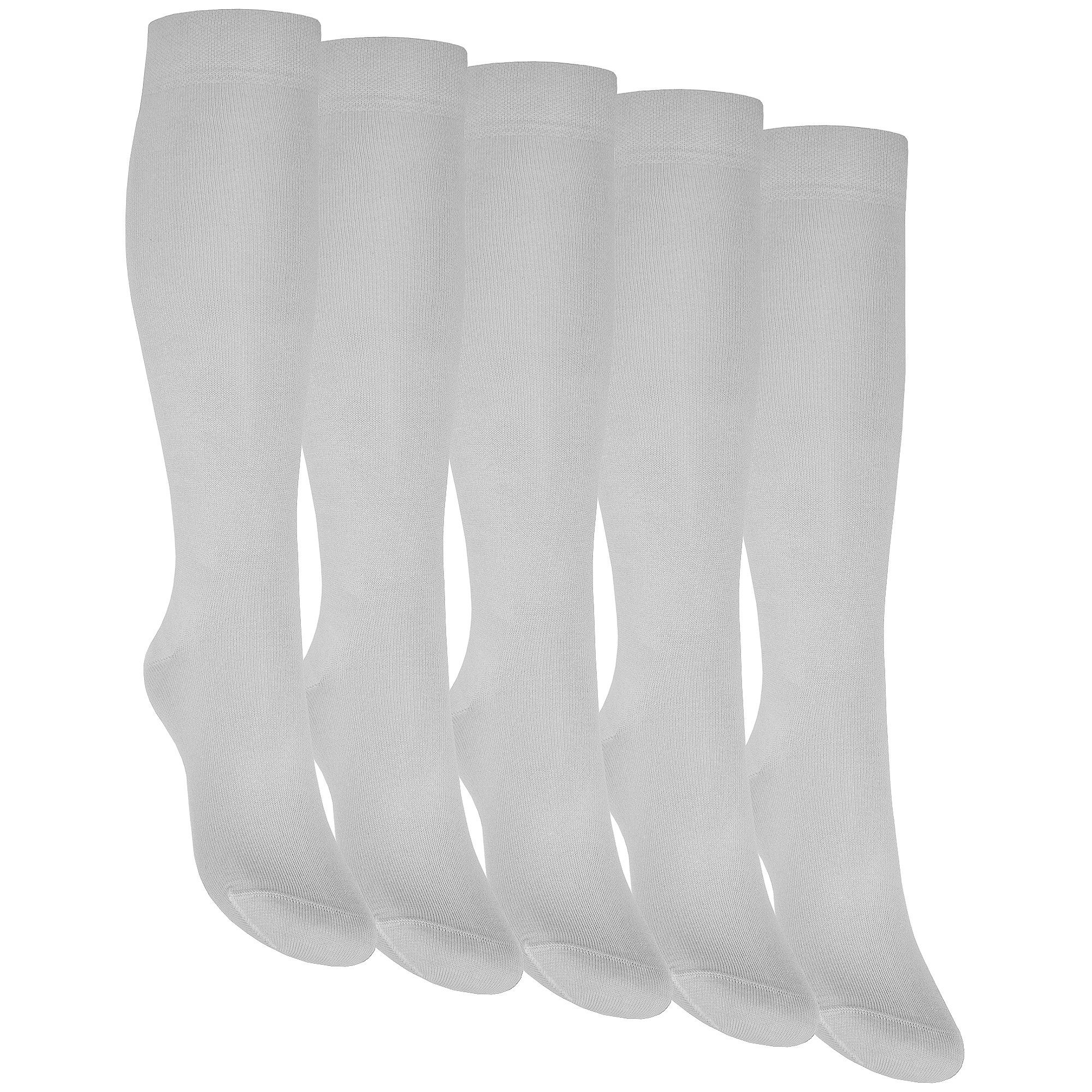 OCERA Kniestrümpfe OCERA Classics 5 Paar Kniestrümpfe (unisex) in verschiedenen Farben (5-Paar)