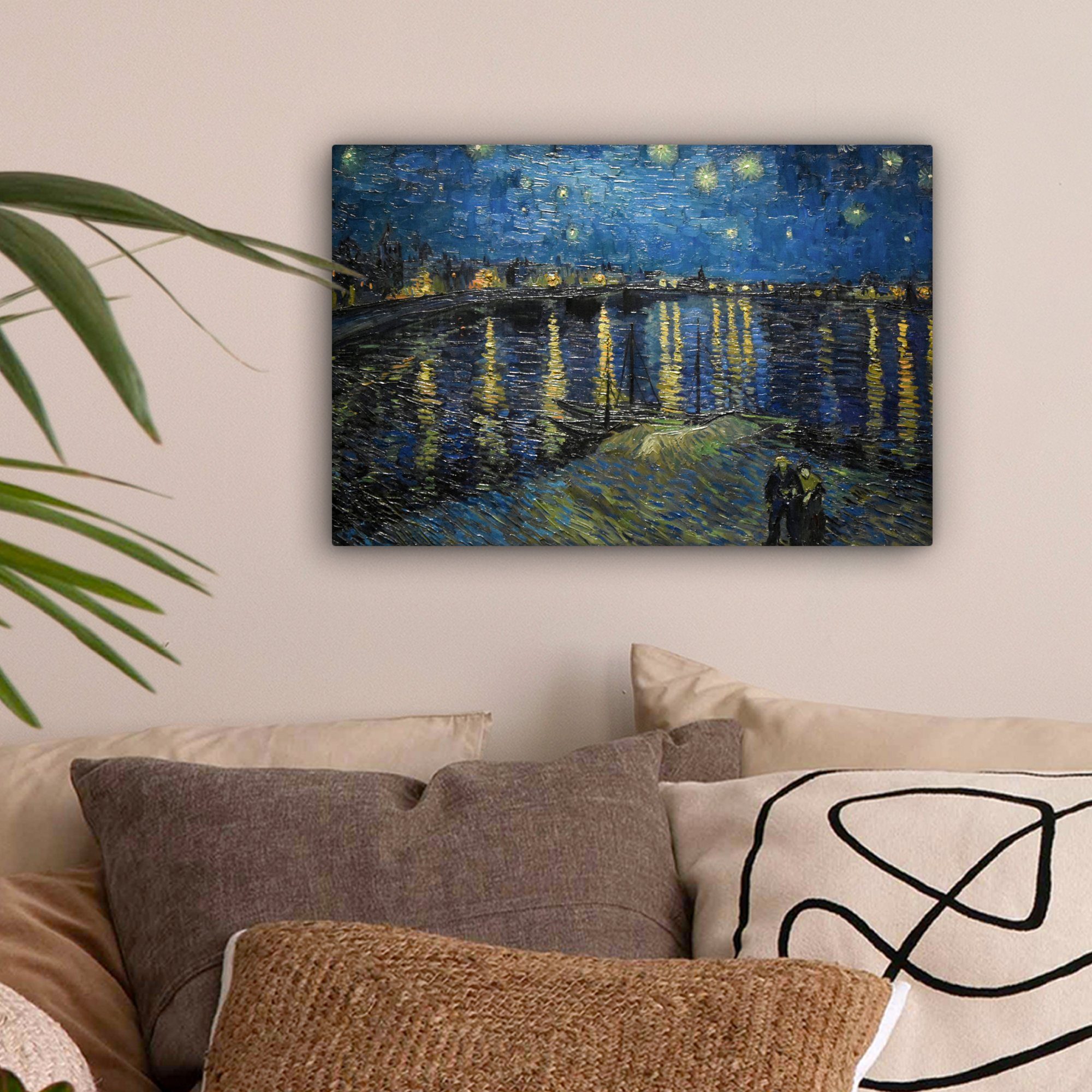 OneMillionCanvasses® Leinwandbild Van Gogh - Brücke - Alte Meister, Fotodru günstig online kaufen