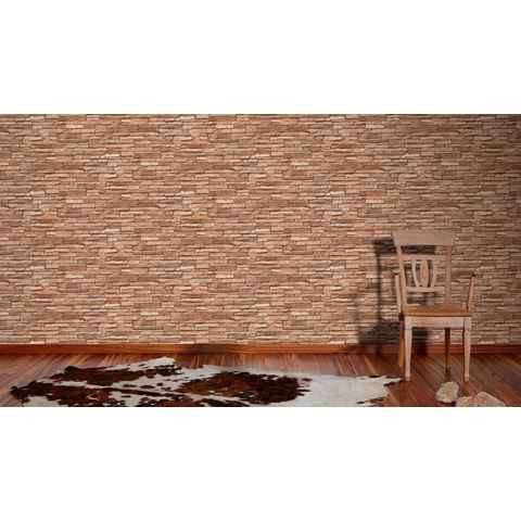 living walls Vliestapete Best of Wood`n Stone 2nd Edition, Steinoptik, Modern Tapete Stein