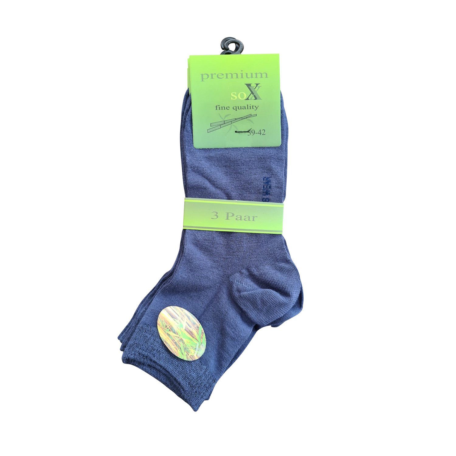 6 Paar Bambus-Kurzschaftsocken – Seidenweich, Atmungsaktiv, Ohne Druckgummi, Für Damen & Herren