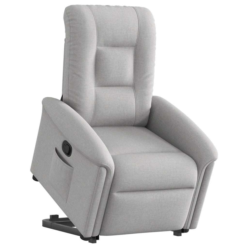 vidaXL Sessel Relaxsessel mit Aufstehhilfe Wolkengrau günstig online kaufen