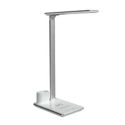 Terratec ChargeAIR All Light Ladestation (Schreibtisch-Lampe mit kabelloser Ladefunktion, USB-Port)