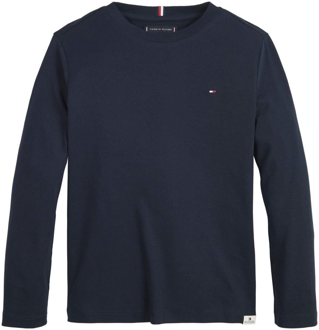 Tommy Hilfiger Langarmshirt ESSENTIAL SOLID RIB TEE L/S