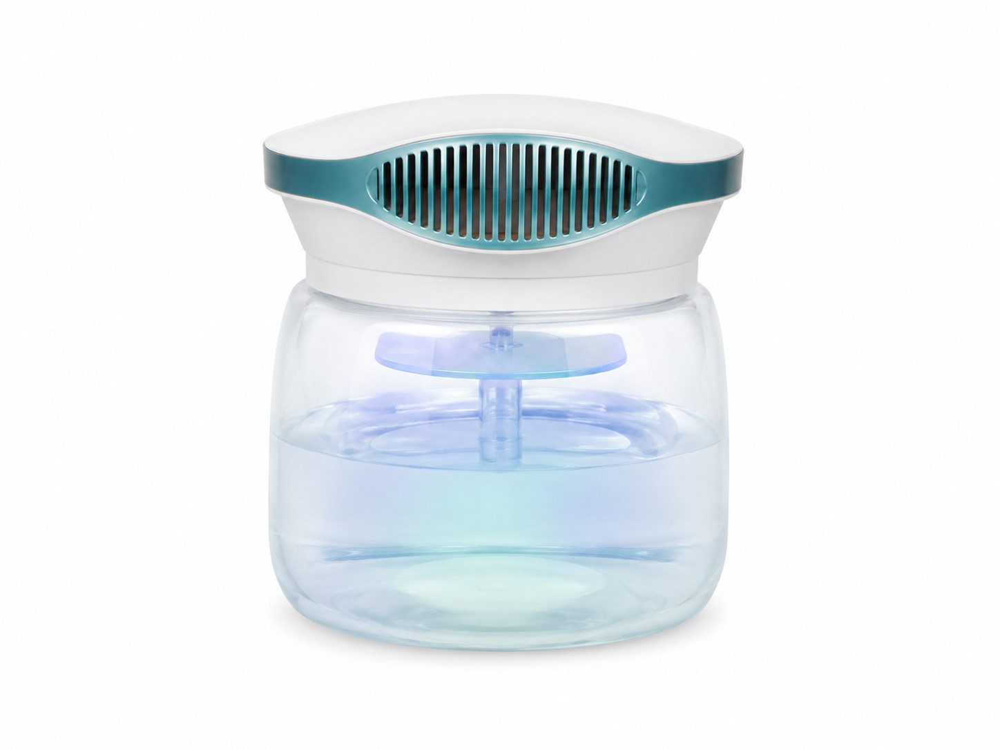 winwinCLEAN Luftreiniger MASTER Bowl 4.0 Maxs Blue 4in1 Luftreiniger mit LED- Aromadiffuser, für 80 m² Räume, Luft reinigen • Luft befeuchten • Luft aromatisieren • LED-Farblicht