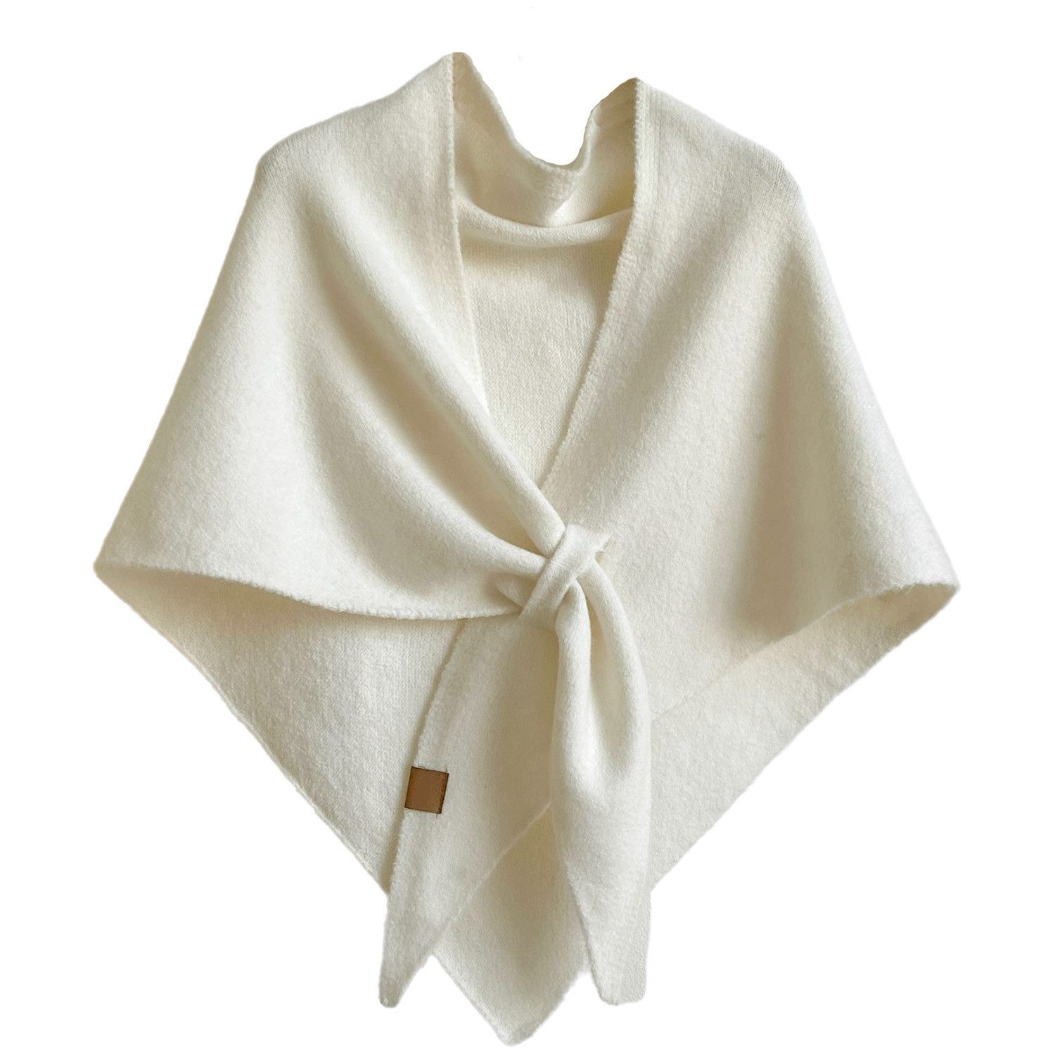 Bextsrack Dreieckstuch Damen Dreiecksschal mit Kaschmir-Anteil – Weiches Strick Dreieckstuch, (1-St), im Koreanischen Stil, Leicht & Warm für alle Jahreszeiten