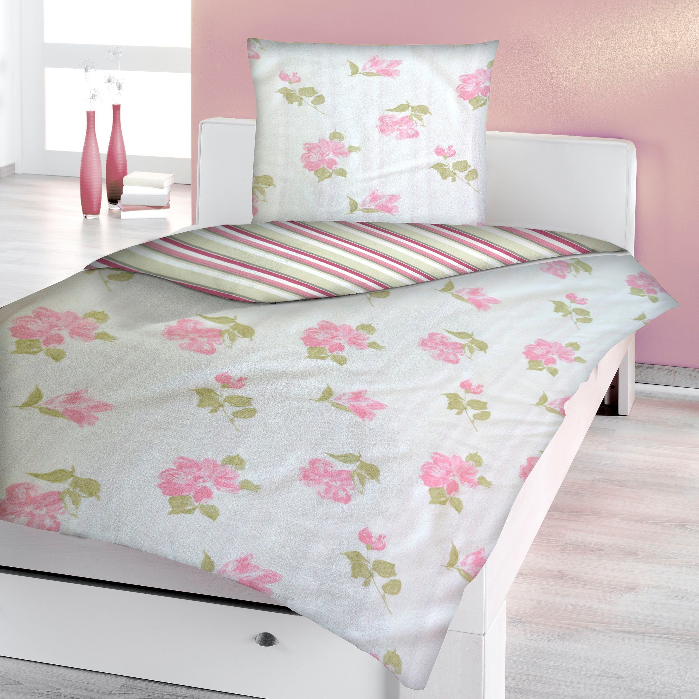 Dyckhoff Bettwäsche Rosali, Frottee, 2 teilig, aus Weichfrottier