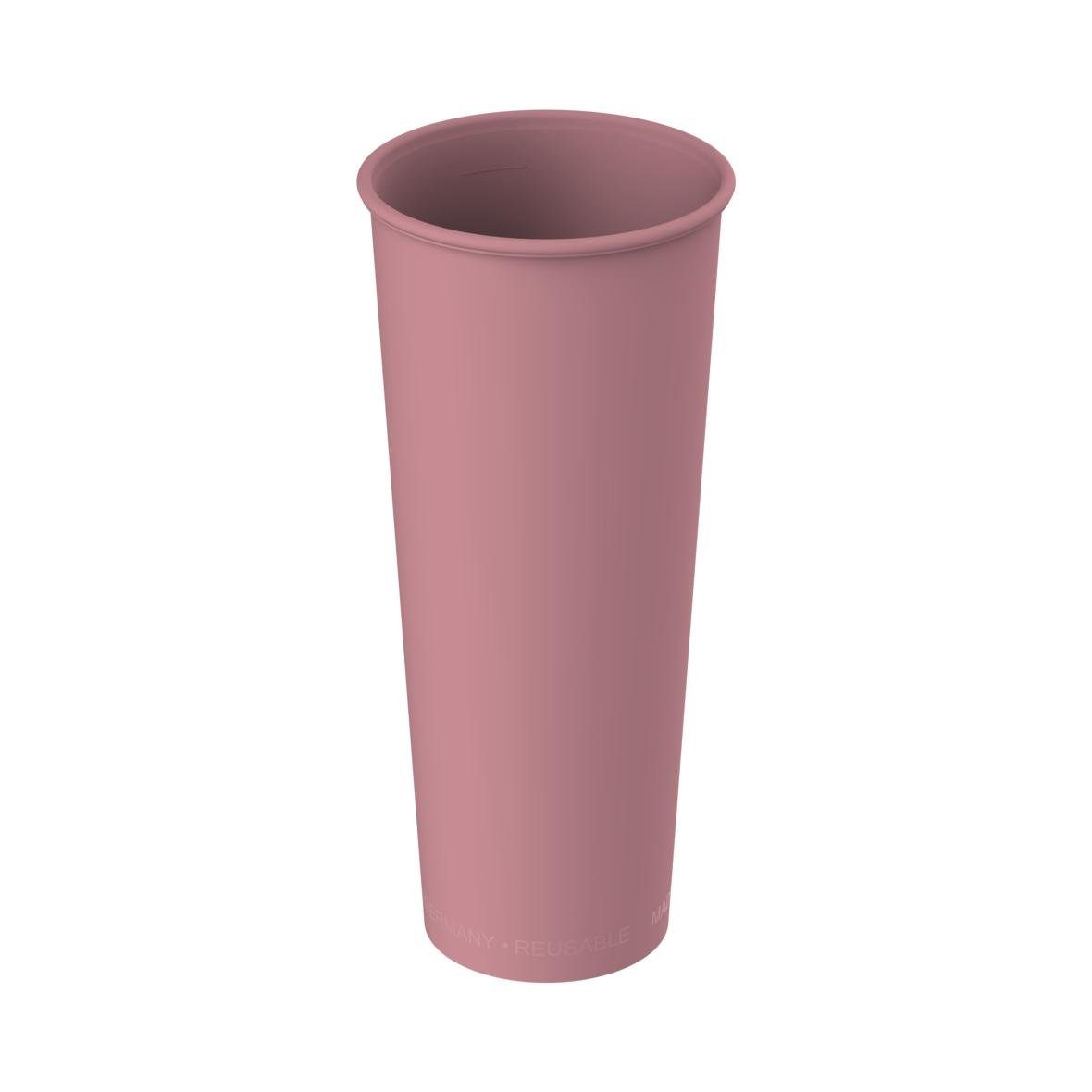 elasto Becher to Go 500 ml Trinkbecher BPA-frei Mehrwegbecher für unterwegs, Made in Germany, Spülmaschinengeeignet, 100% recylebar, Becher