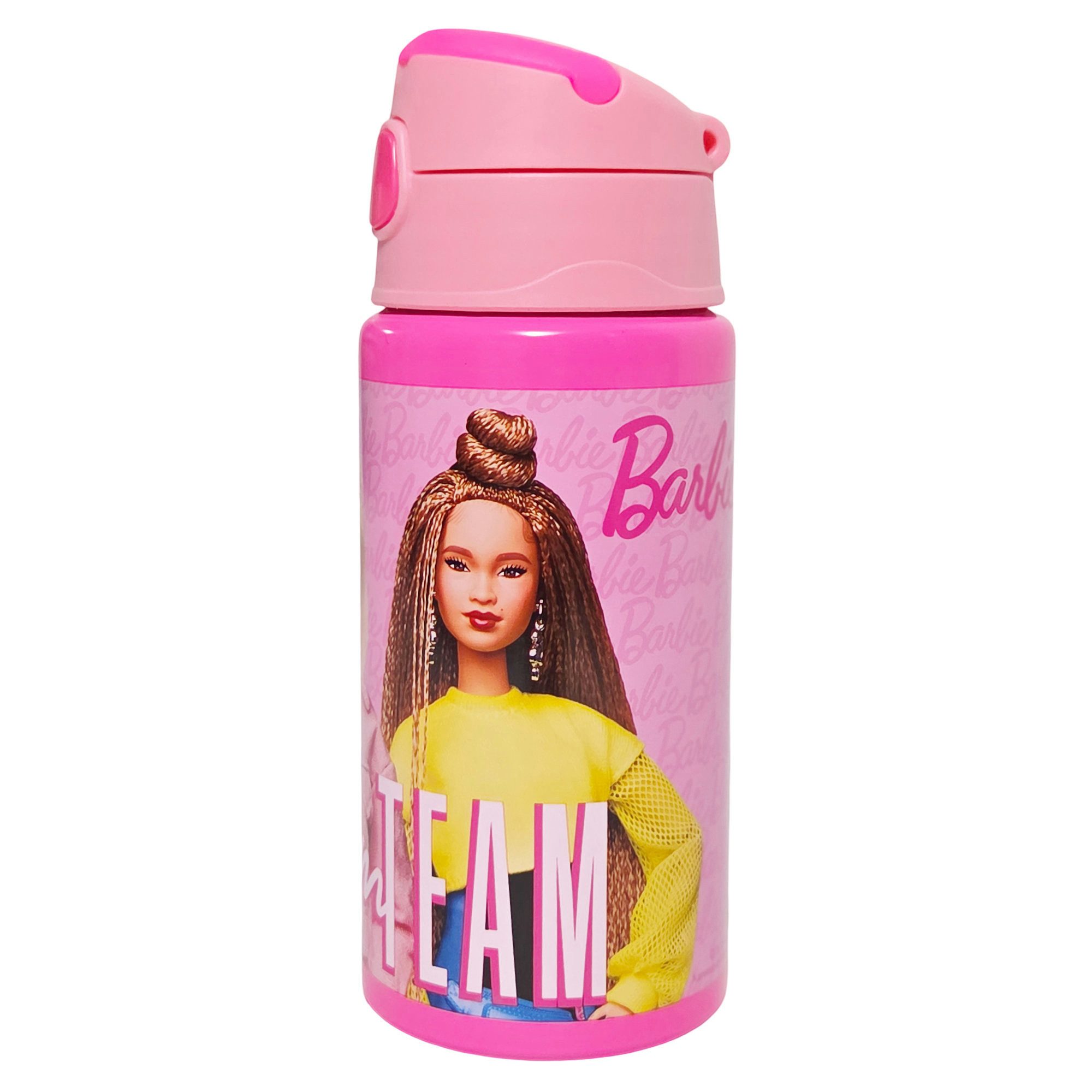 Barbie Trinkflasche Barbie Kinder Aluminium Sport Wasserflasche Flasche 500 ml