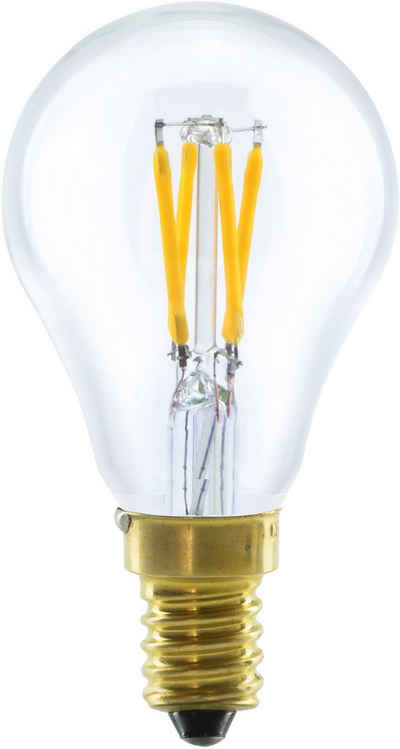 SEGULA LED-Leuchtmittel Vintage Line, E14, 1 St., Warmweiß, dimmbar, Tropfenlampe klar, E14
