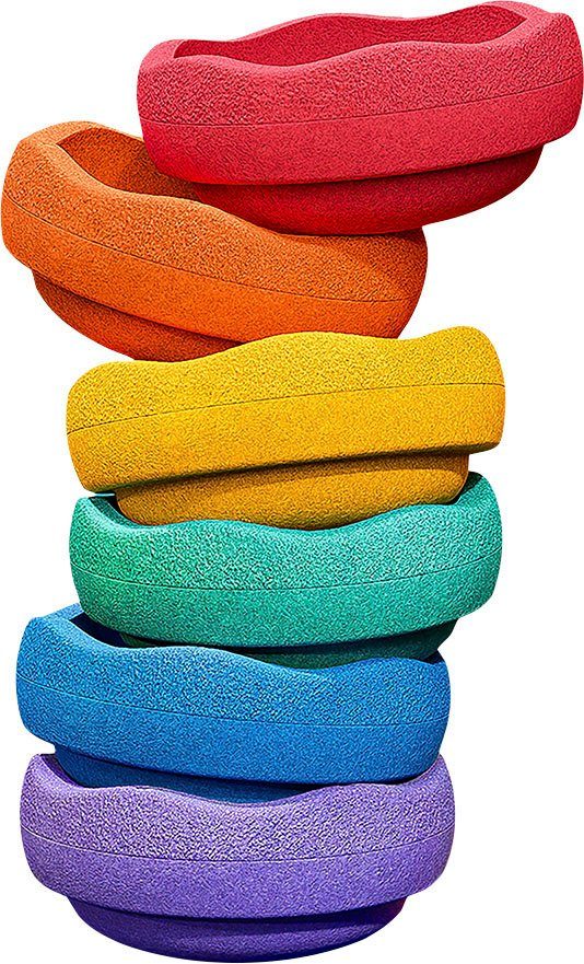 Stapelstein Balancetrainer Rainbow basic, 6 Stk.
