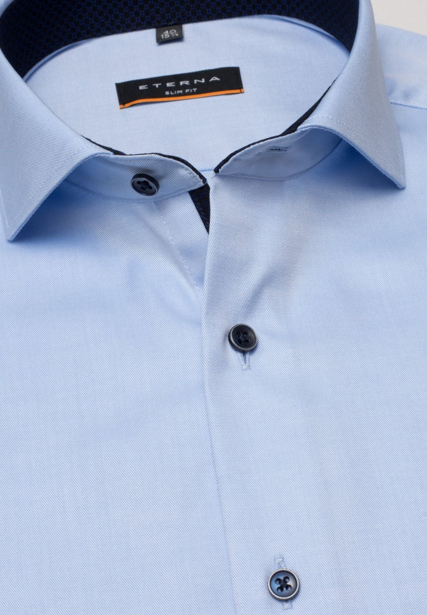 Eterna Langarmhemd Slim Fit slim fitHaifisch