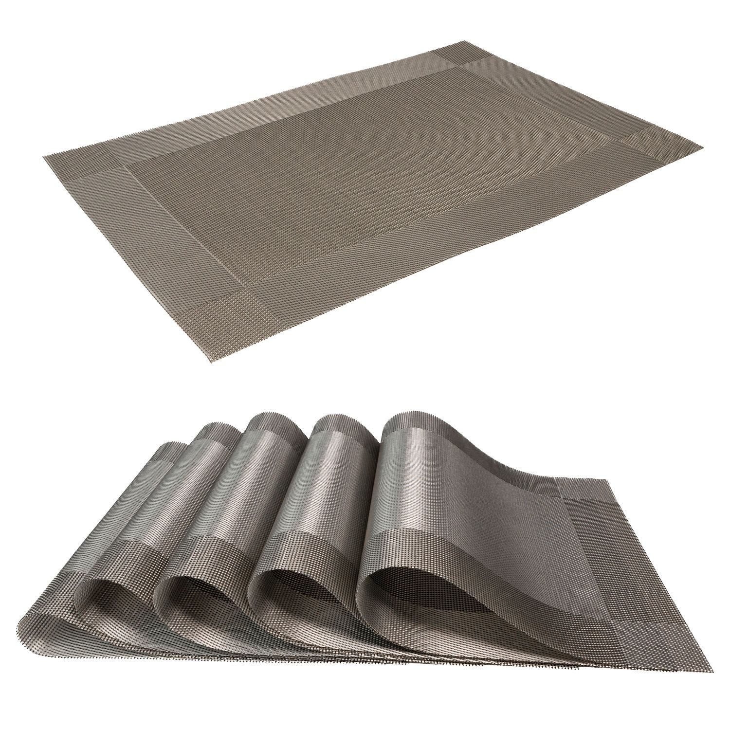 Intirilife Platzset, (Set, 6-St., 6x Platzset), Tischset Tischmatte Unterse günstig online kaufen