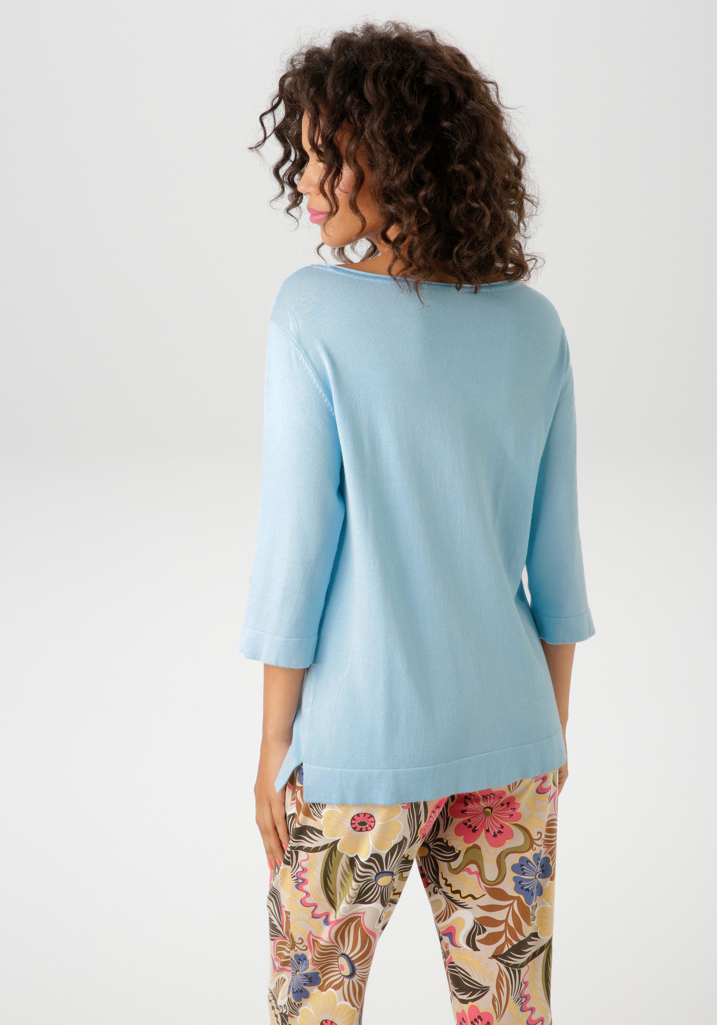 Aniston CASUAL Strickpullover mit kleinem Schlitz günstig online kaufen