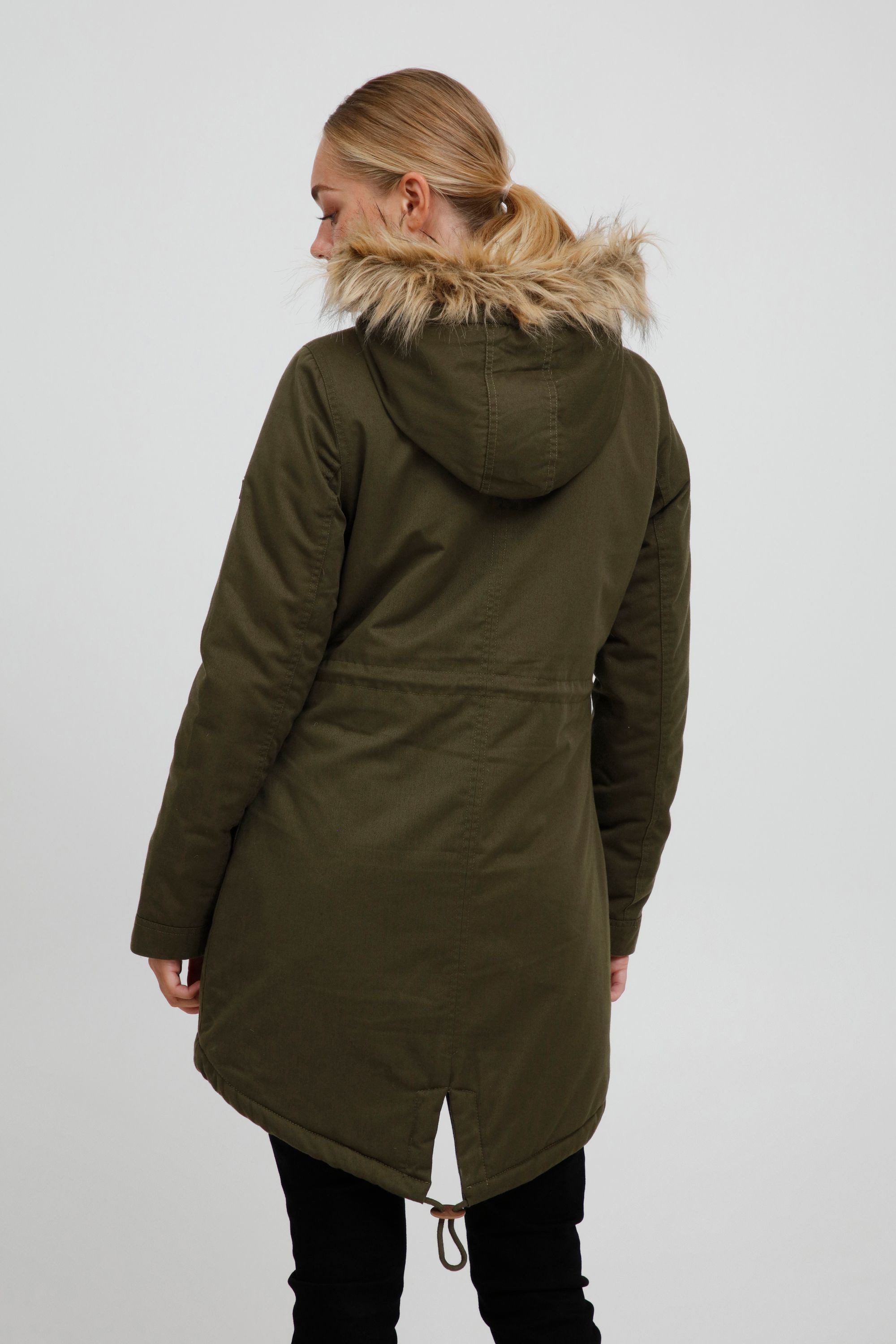 OXMO Parka OXAnna Parka mit Kunstfell-Kapuze – Bild 3 von 5