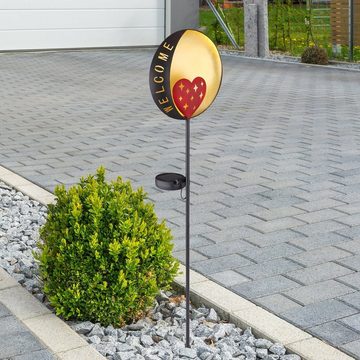 Globo LED Solarleuchte Solarleuchte Garten Solarlampe Herz Gartenlampe Außenlampe Solar 33499