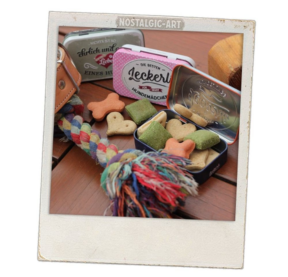 Thumbnail - Nostalgic-Art Aufbewahrungsdose Nostalgic-Art- Leckerli-Dose - PfotenSchild - Dog Treats Blue