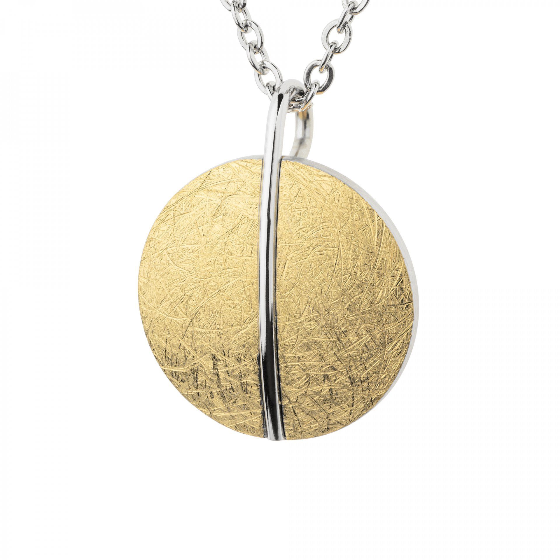 Ernstes Design Kettenanhänger Anhänger Edelstahl matt / poliert / gekratzt günstig online kaufen