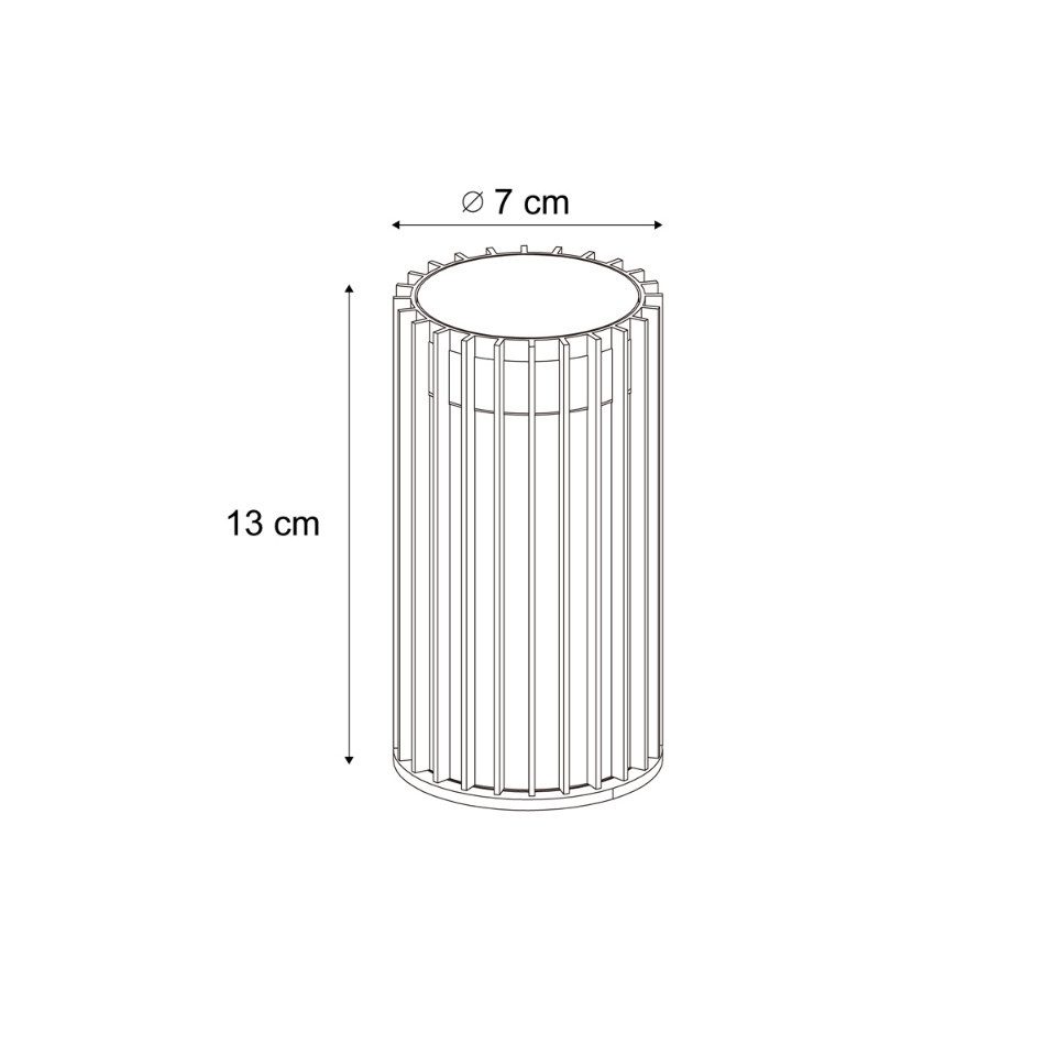 Qazqa LED Aufbaustrahler Boris, ohne Leuchtmittel, Extra-Warmweiß