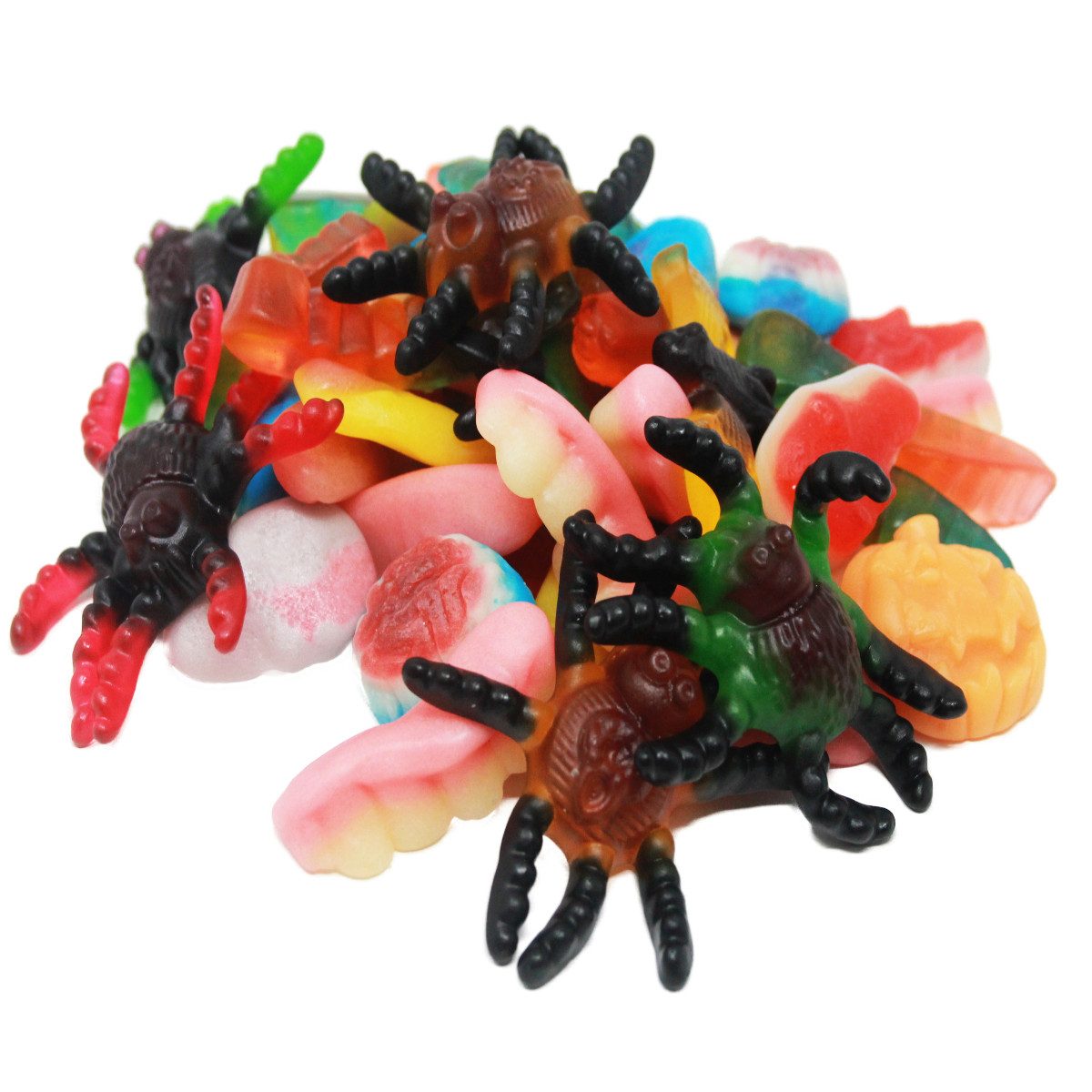 Fruchtgummi Bären & Co. Süßigkeit, Fruchtgummi Scary Halloween Mischung unterschiedlichen Motiven 175g