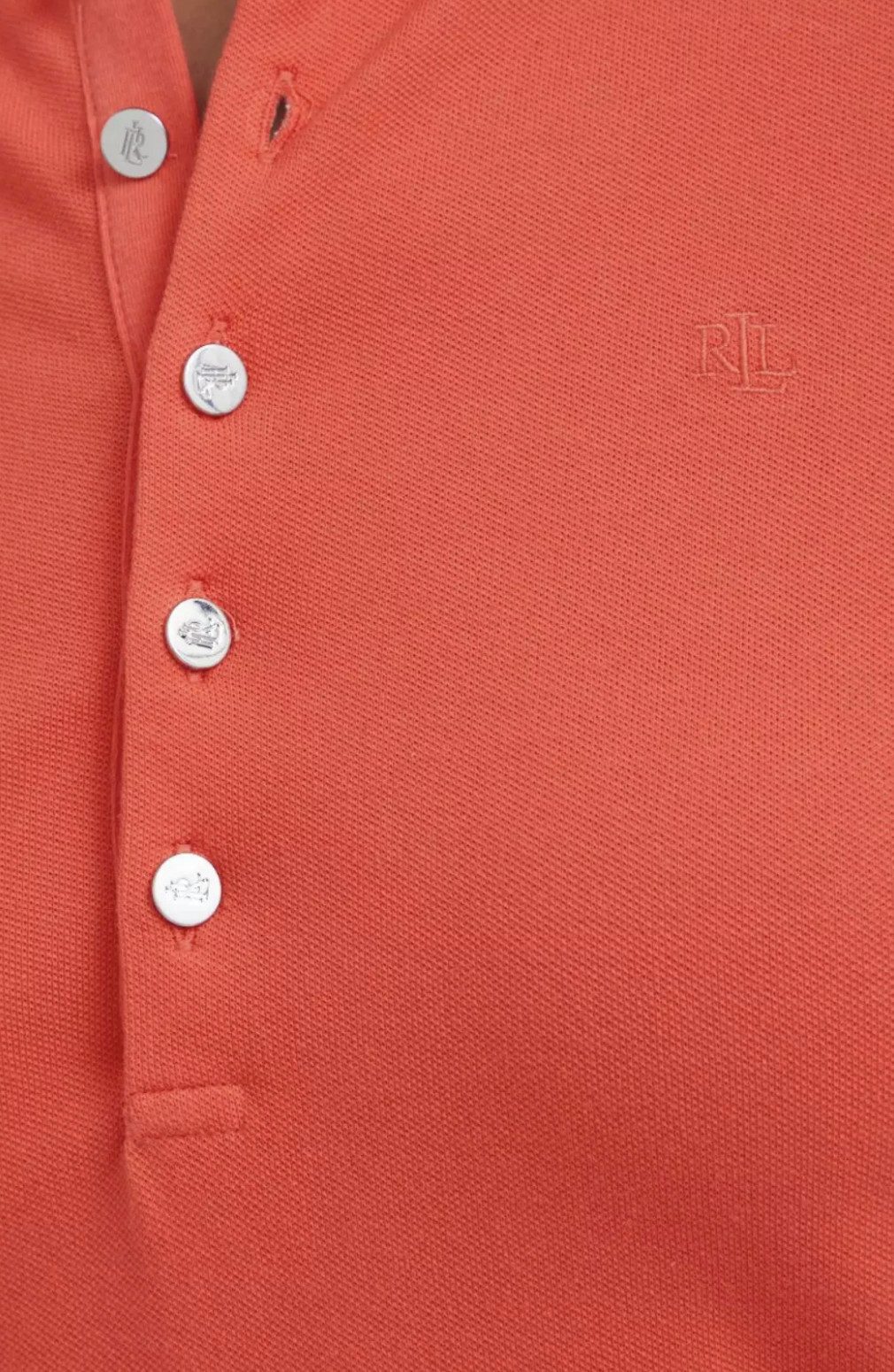 Lauren Ralph Lauren Poloshirt Hemd Bluse Gerippte Abschlüsse - Dünner, elastischer Stoff Gerippte Abschlüsse - Dünner, elastischer Stoff