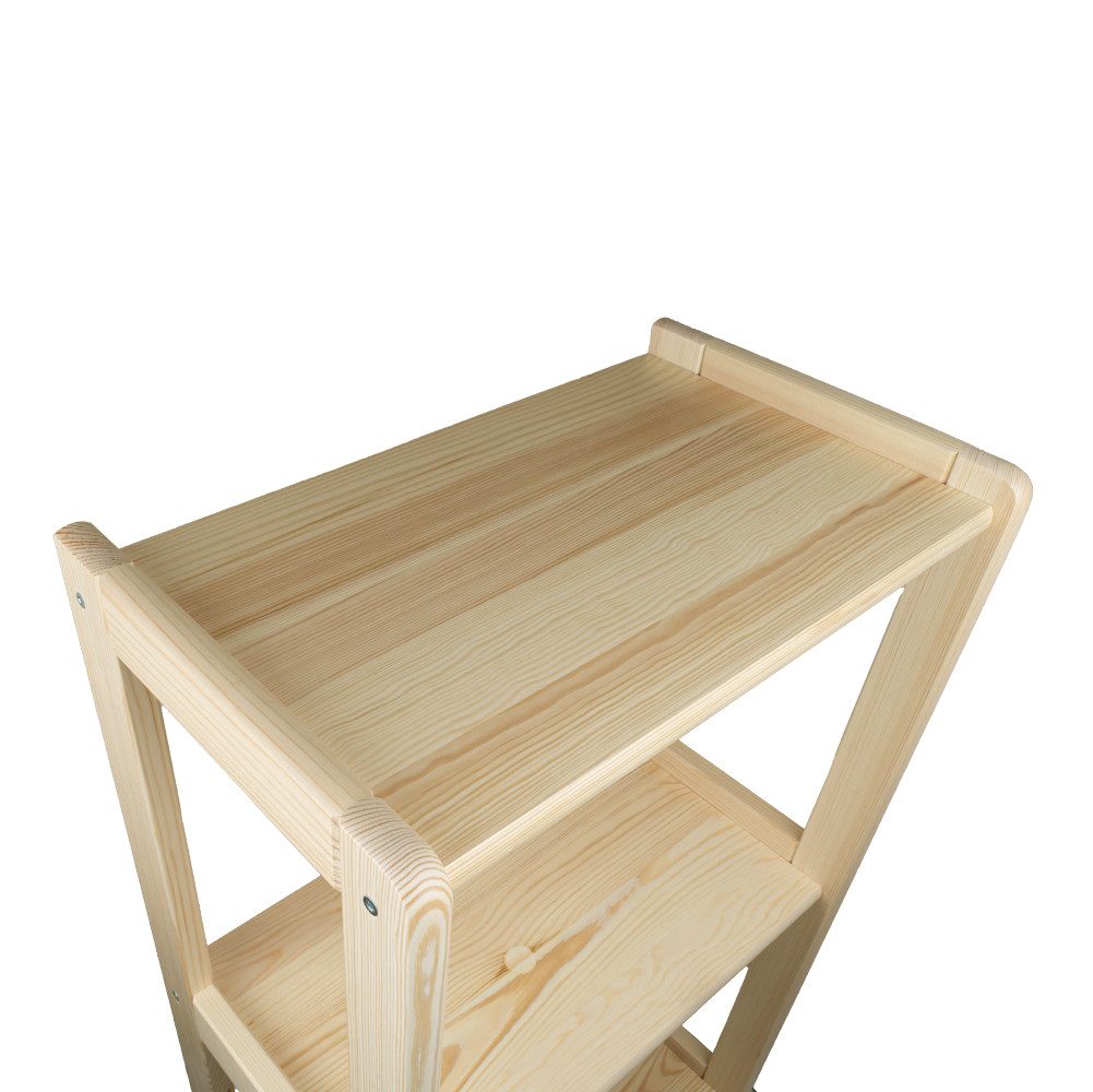 Prima-Online Standregal Standregal Holz Kiefer Bücherregal Stehend mit 3/ 4 Ebenen– 50 60 70cm – Bild 4 von 5