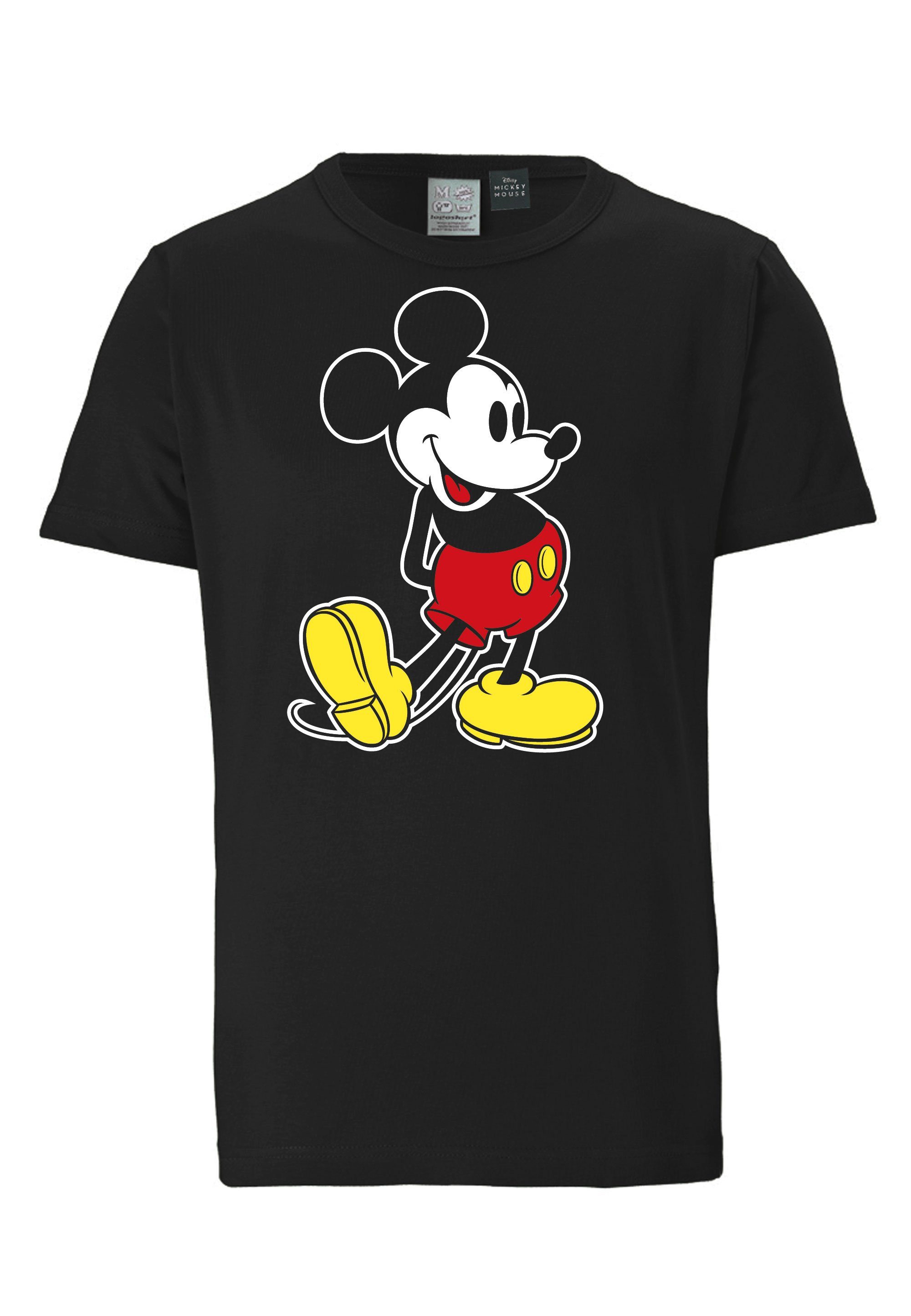 LOGOSHIRT T-Shirt Mickey Mouse – lizenziertem mit Originaldesign Classic