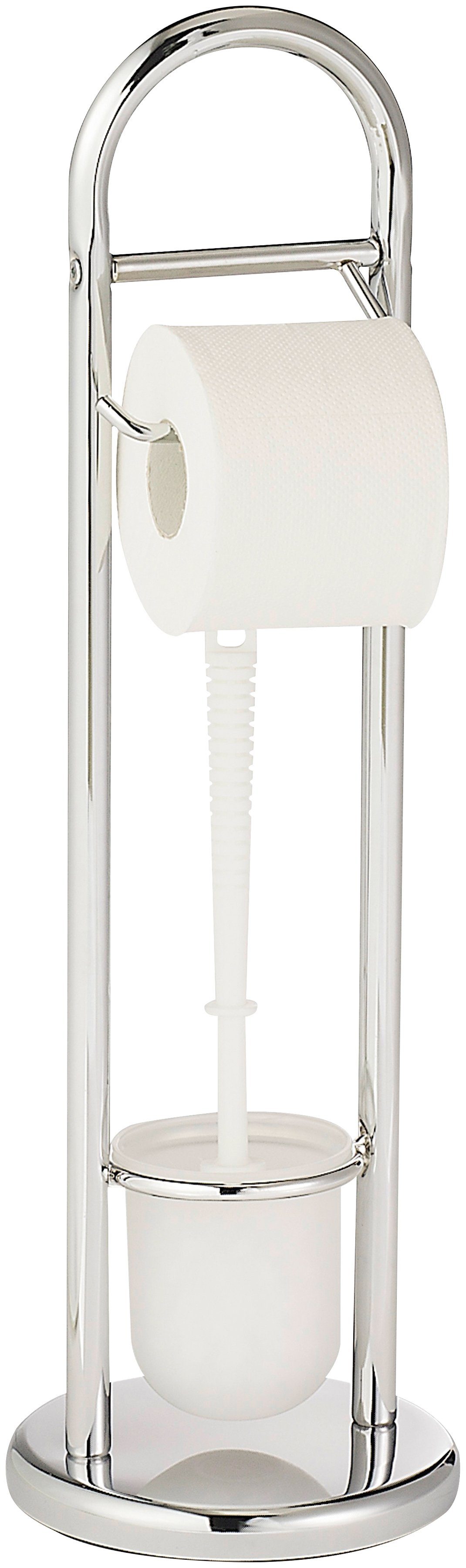 WENKO WC-Garnitur Siena, Stand WC-Garnitur, Toilettenpapierhalter, Rollenha günstig online kaufen