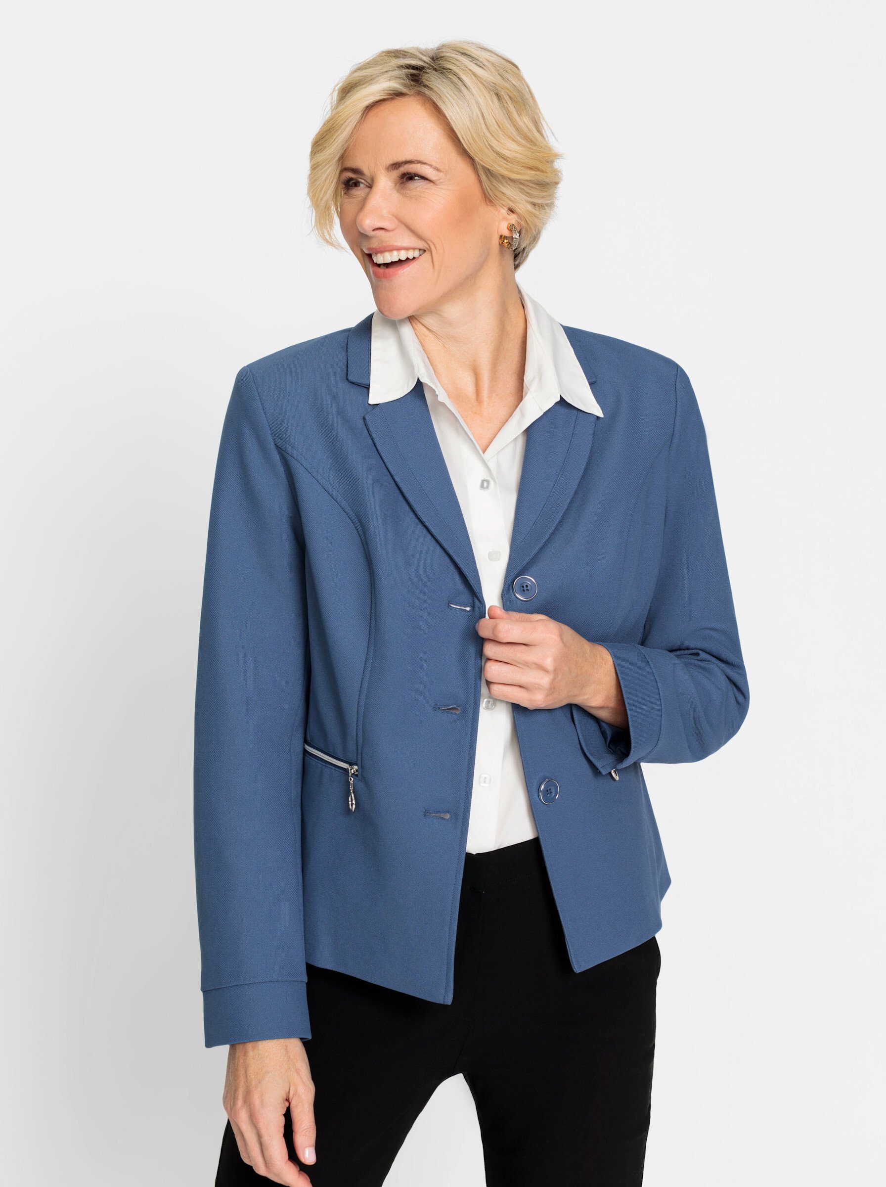 Blusenblazer Kurzblazer