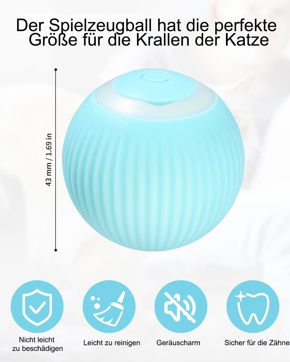 SinLaw Tier-Intelligenzspielzeug Elektrische Katzenbälle,Interaktives Katze günstig online kaufen