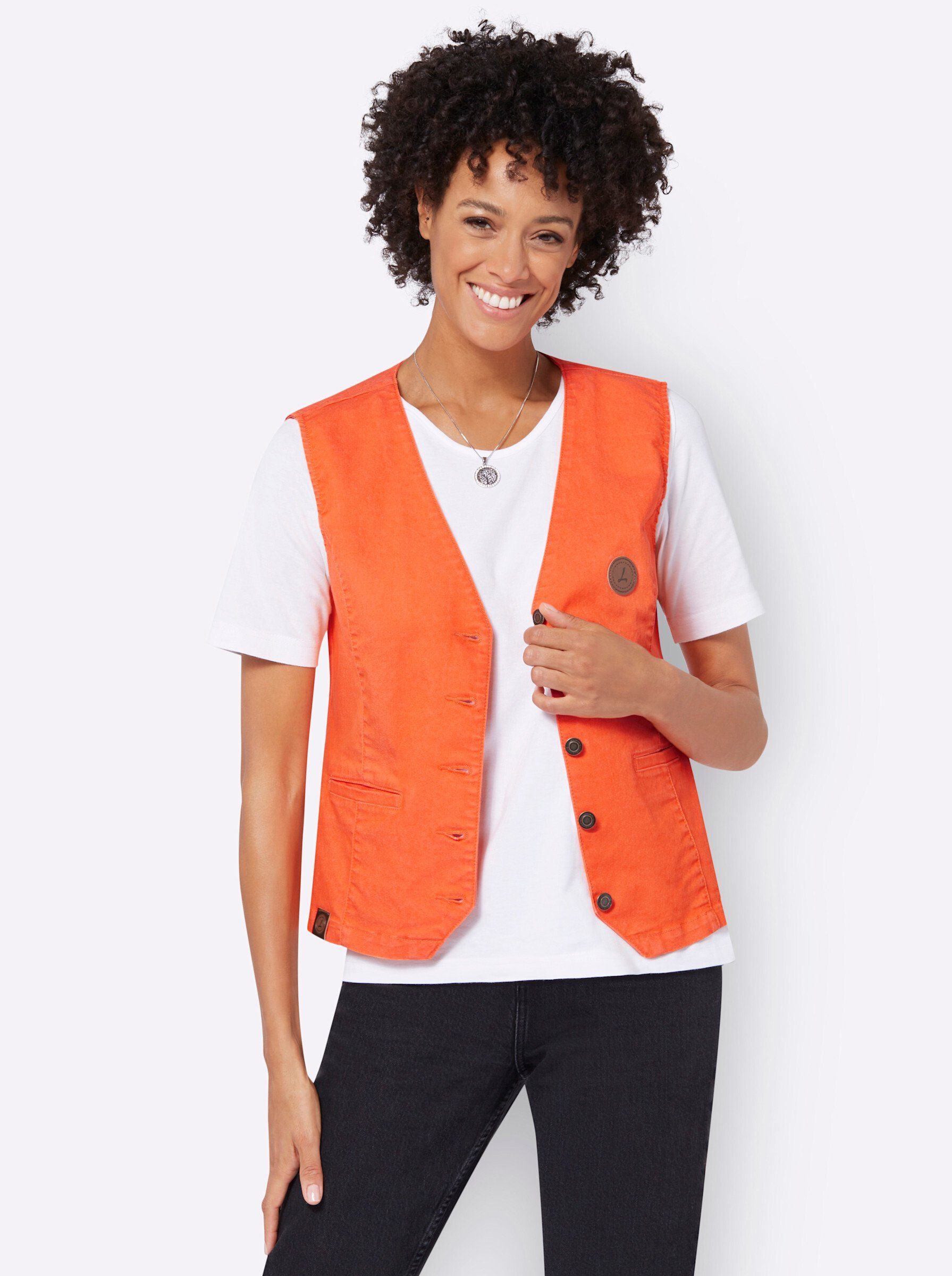 Jerseyweste Jeans-Weste